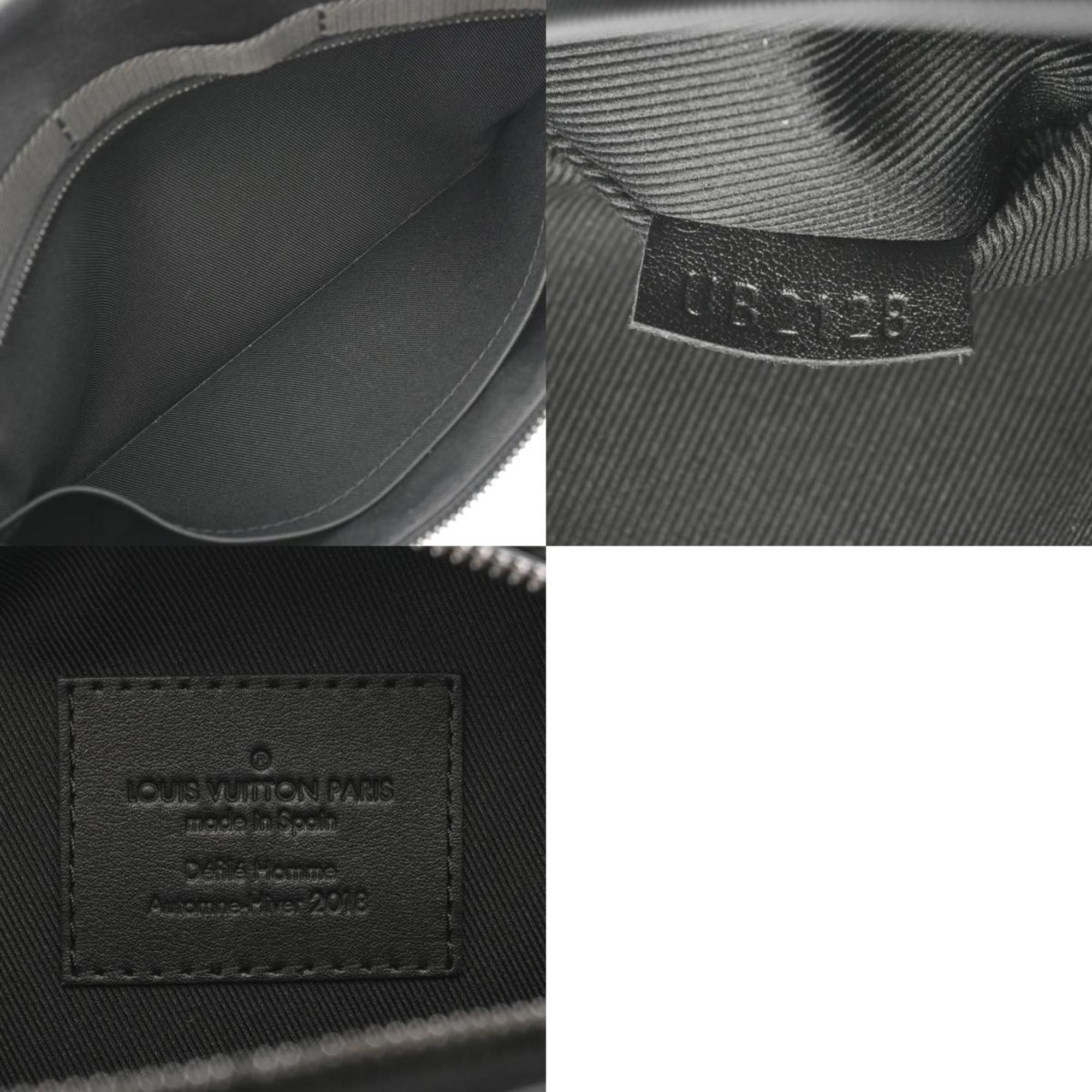 Louis Vuitton Louis Vuitton Dark Infinity PM Noir M52176 Men's Calf Eclipse Glaze Body Bag Size ONE SIZE - 11 Thumbnail