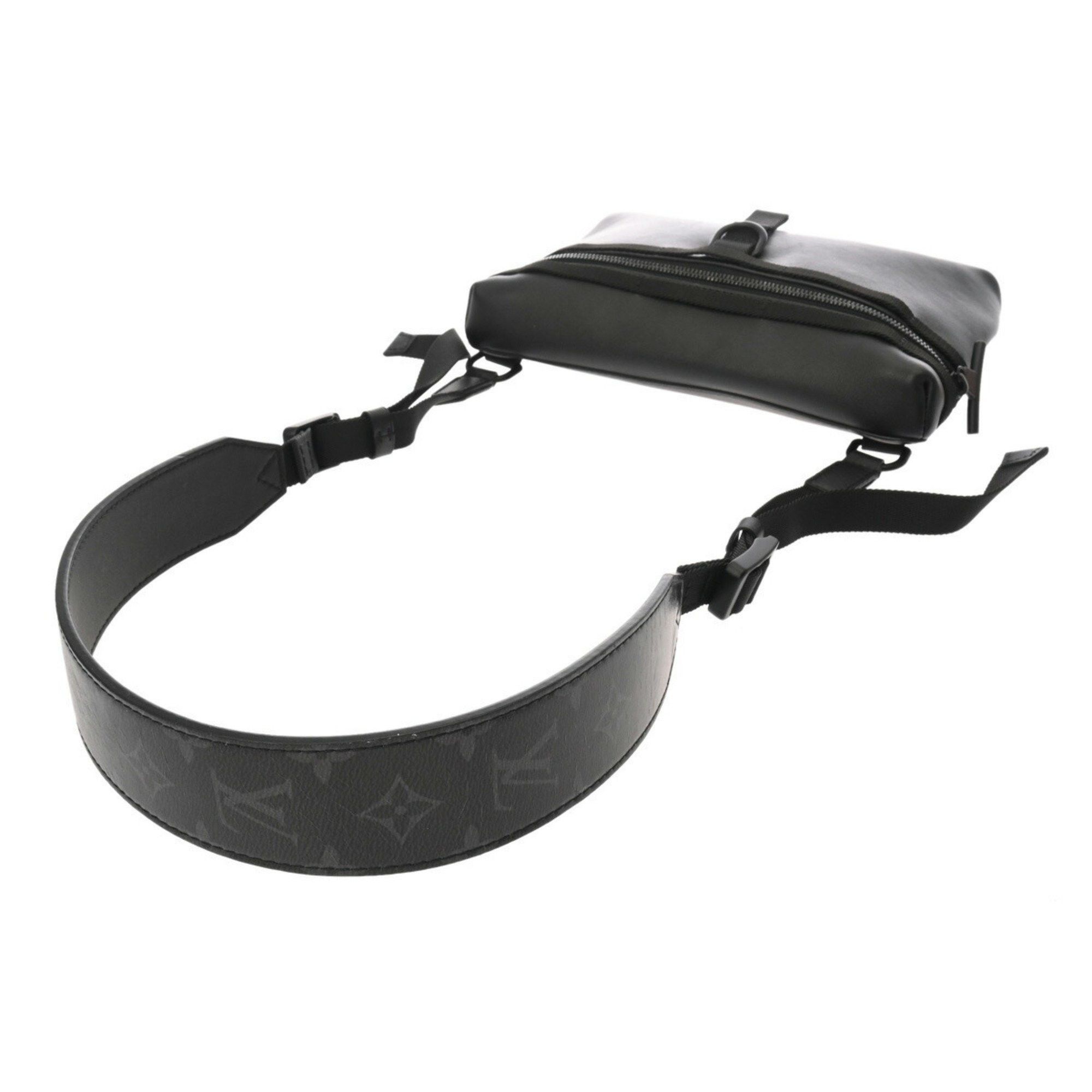 Louis Vuitton Louis Vuitton Dark Infinity PM Noir M52176 Men's Calf Eclipse Glaze Body Bag Size ONE SIZE - 3 Thumbnail