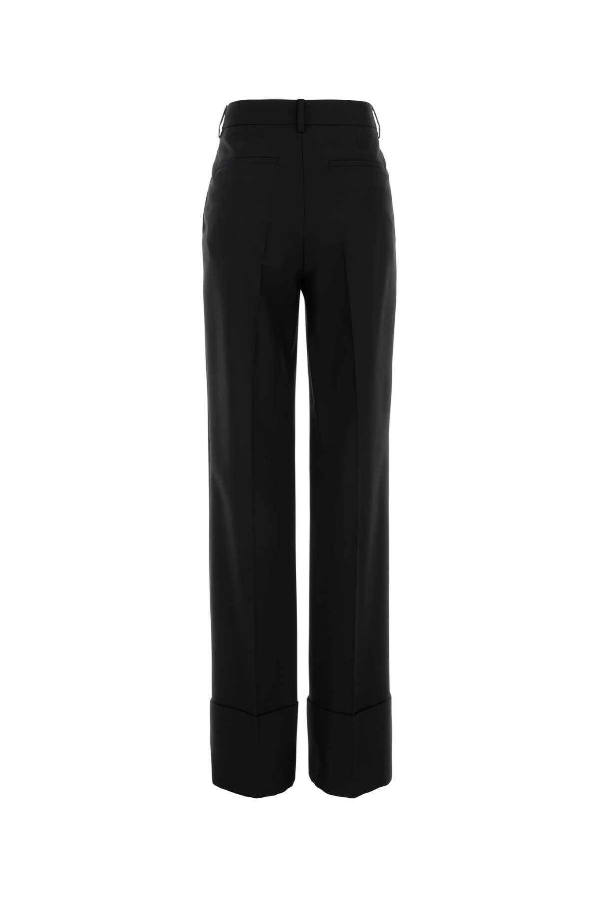 Valentino Black Wool Pant Size 28" / US 6 / IT 42 - 2 Thumbnail