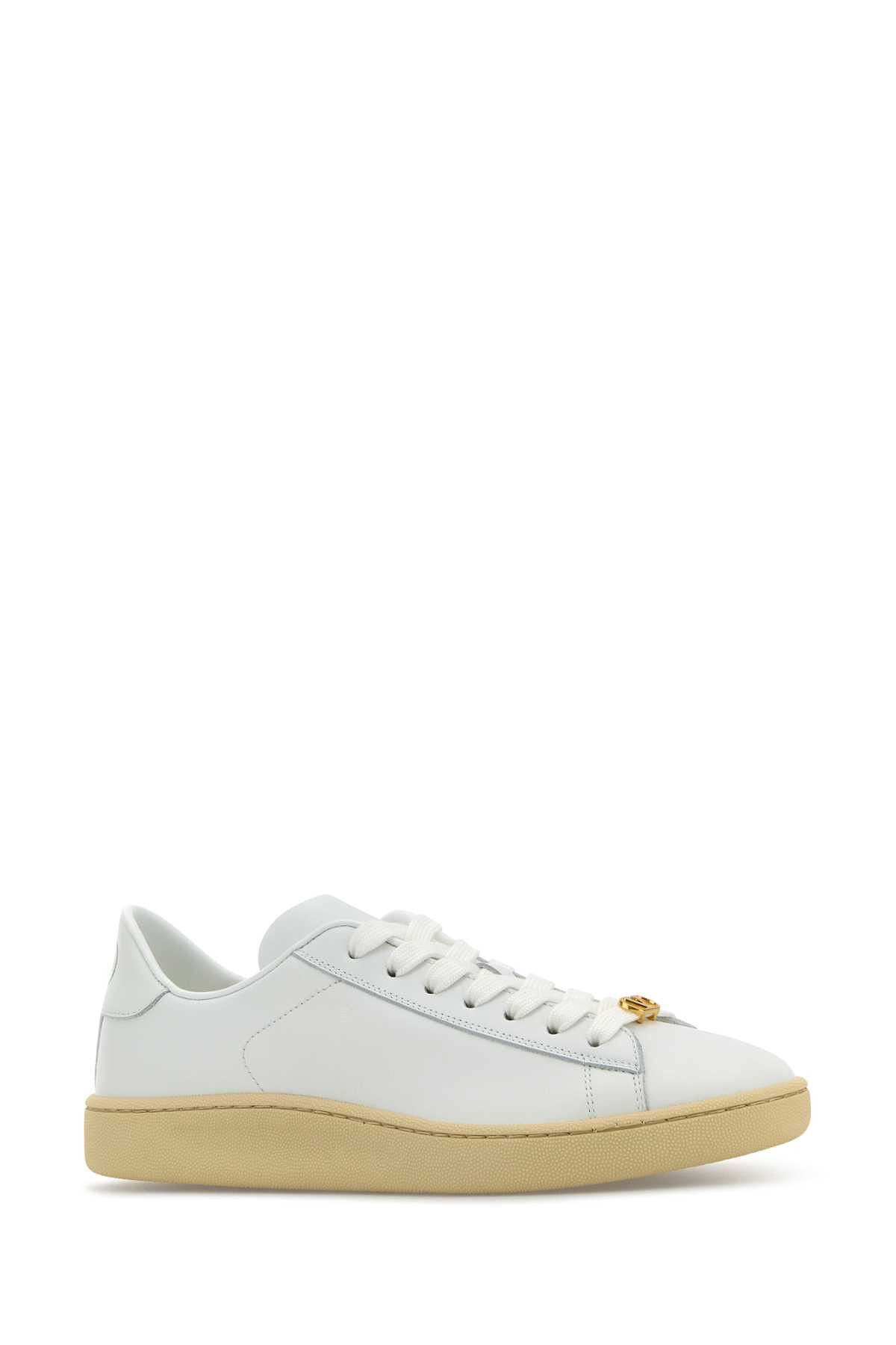 Valentino Garavani White Leather Royco Sneakers