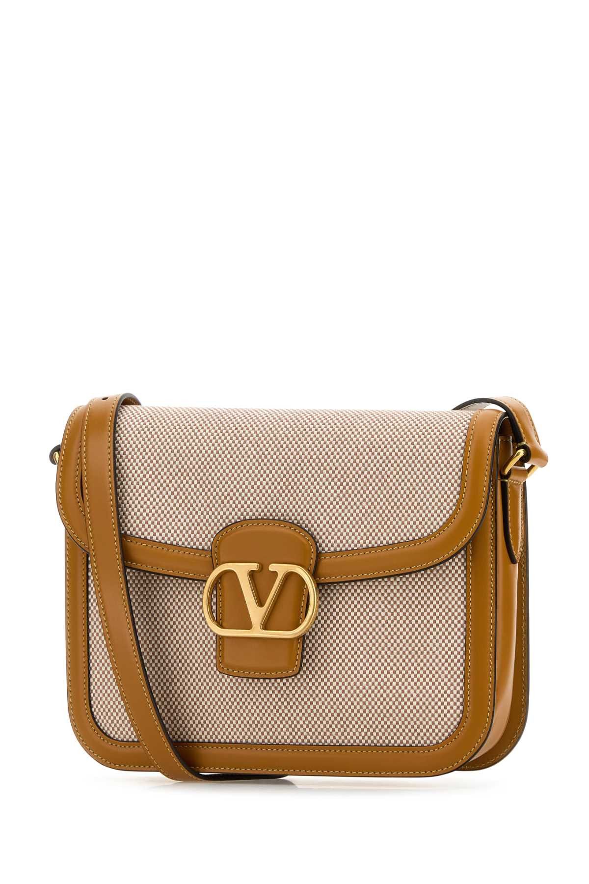 Valentino Two-Tone Canvas And Leather 9To5 Shoulder Bag Size ONE SIZE - 2 Thumbnail