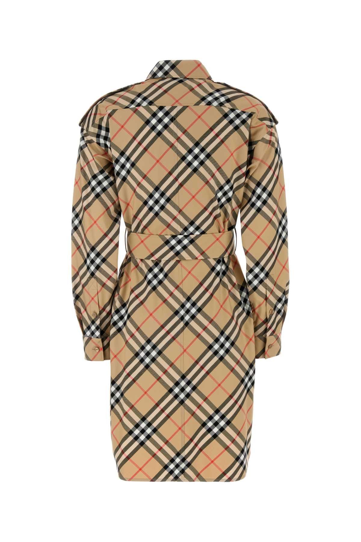 Burberry Embroidered Cotton Shirt Dress Size XS / US 0-2 / IT 36-38 - 2 Thumbnail