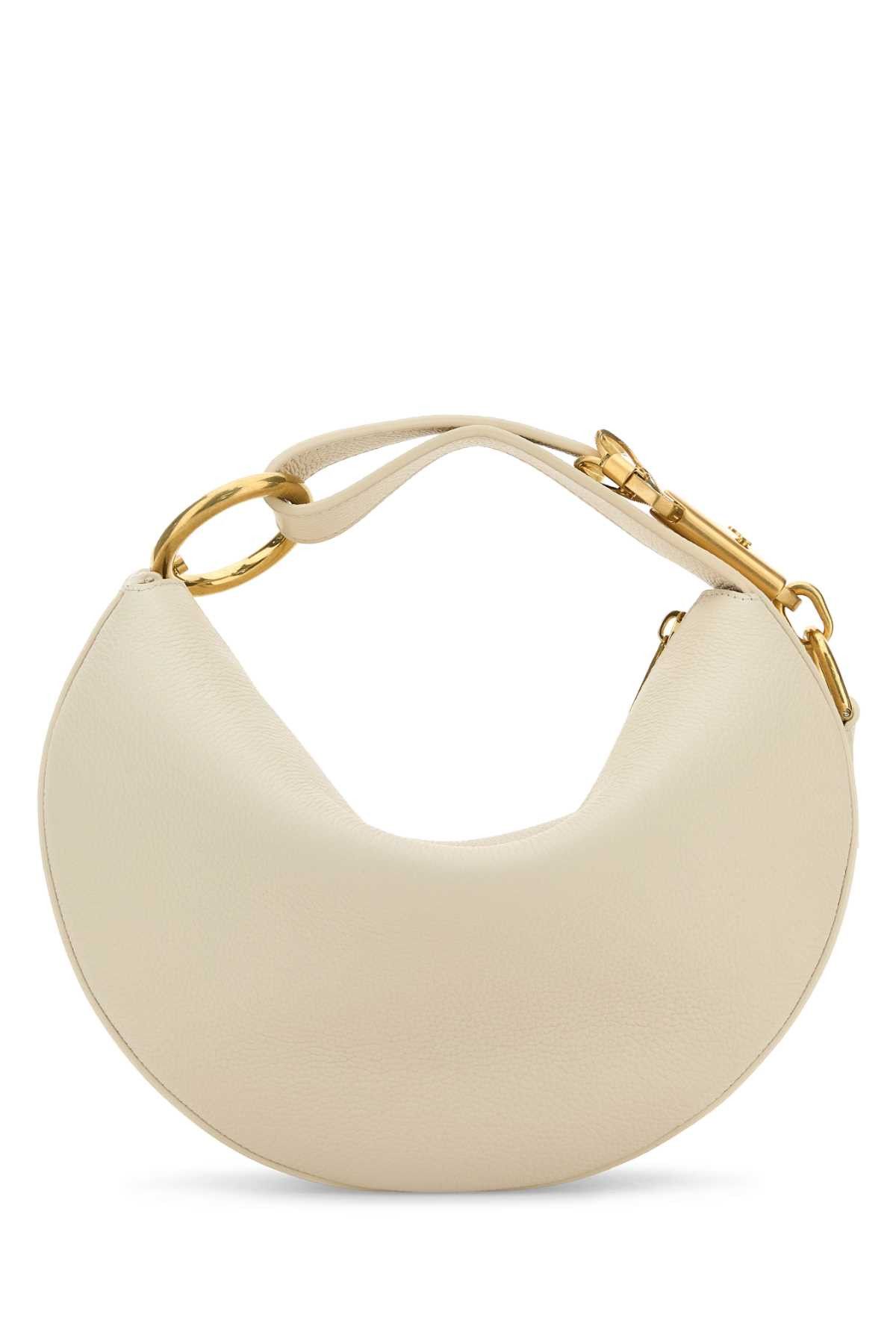 Burberry Ivory Leather Knight Arc Handbag Size ONE SIZE - 3 Thumbnail