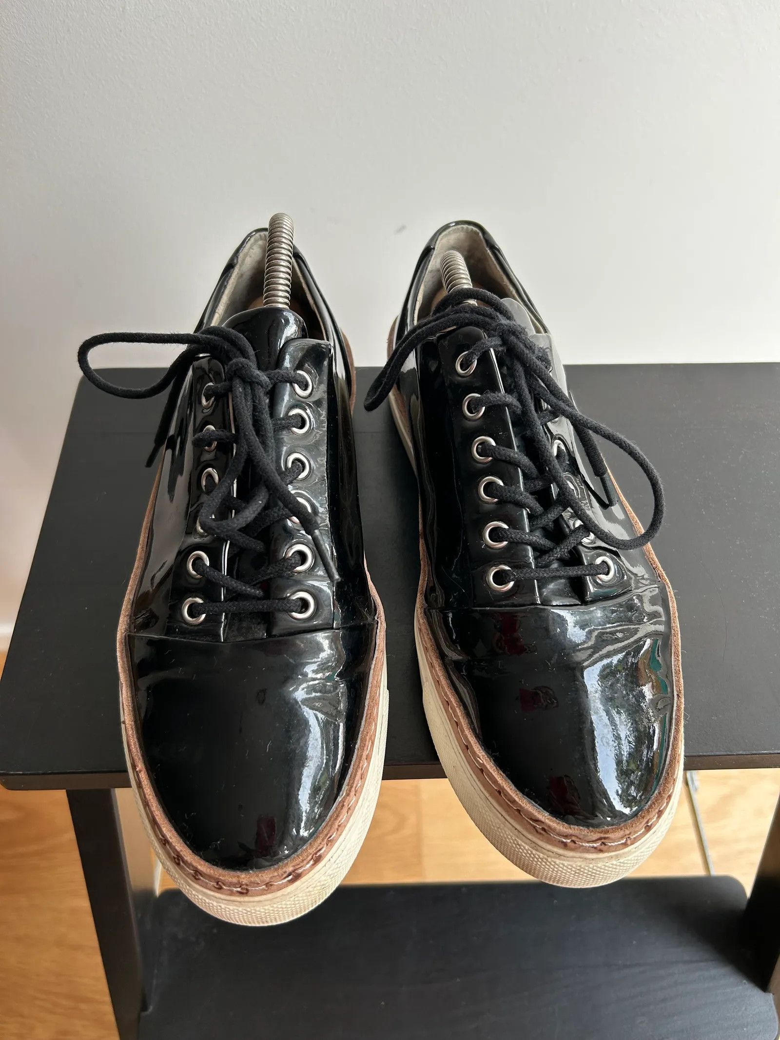 Whyred Whyred Beeton black Sneakers Size US 7 / IT 37 - 3 Thumbnail