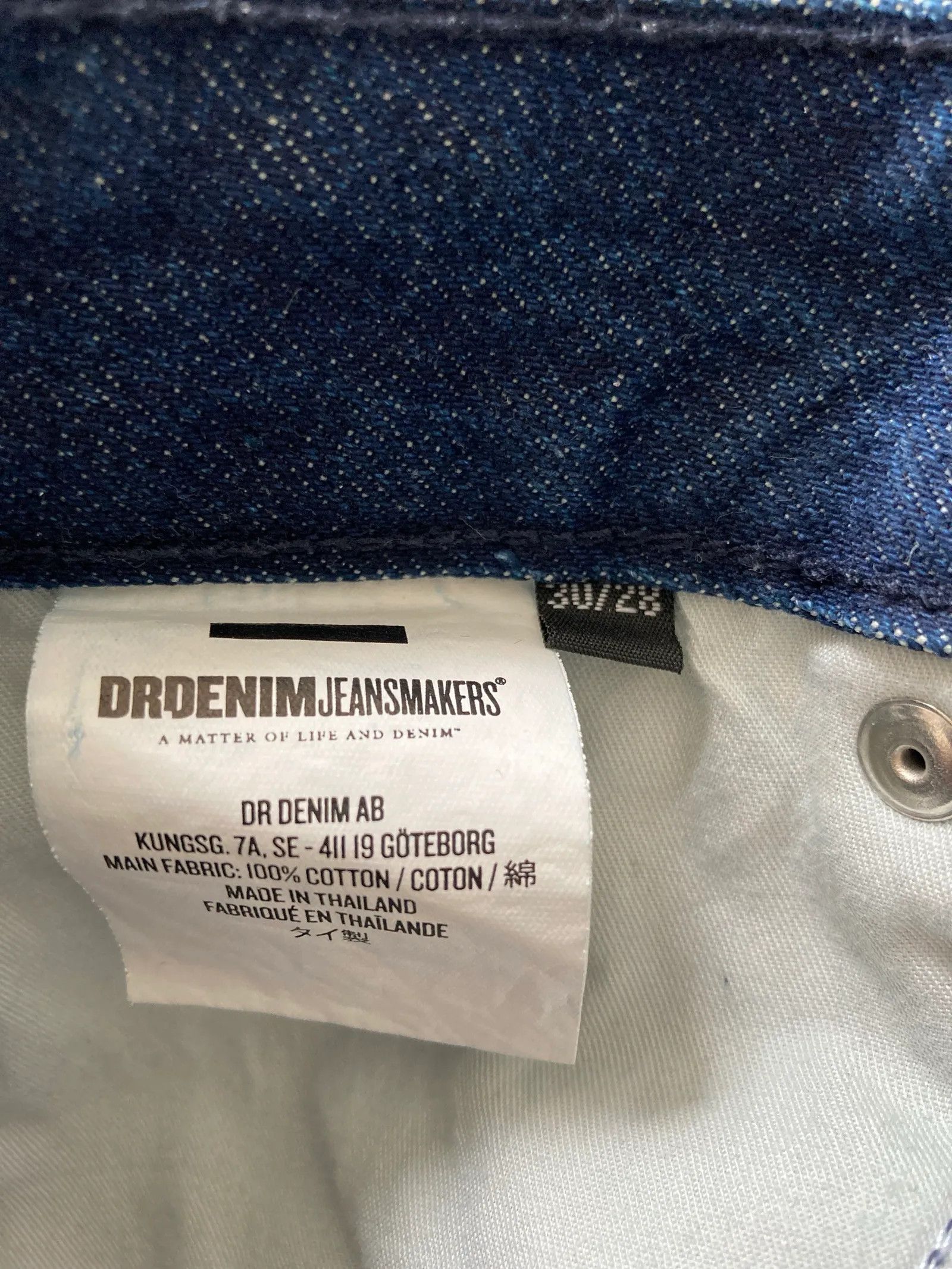 Dr. Denim DRDENIM Jeans Size 30" / US 8 / IT 44 - 4 Thumbnail