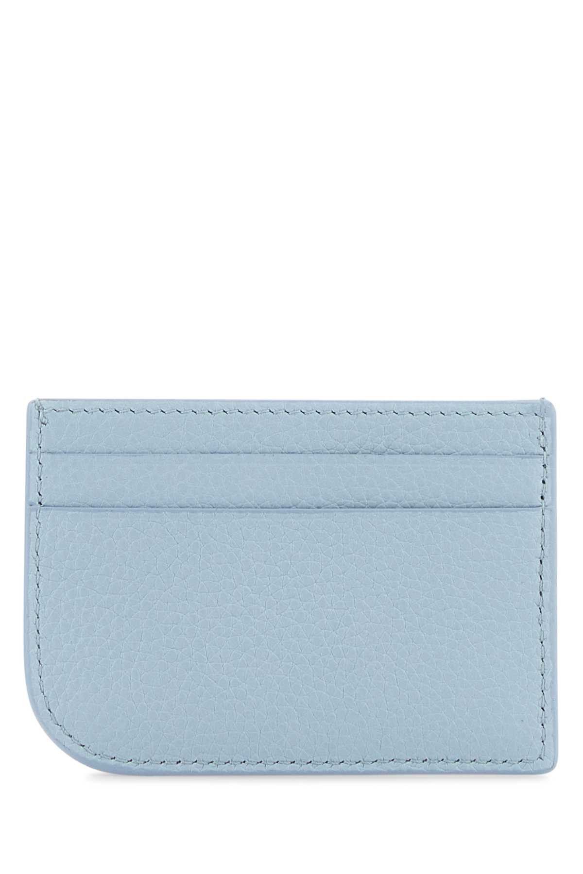 Alexander McQueen Light Blue Leather Card Holder Size ONE SIZE - 3 Thumbnail