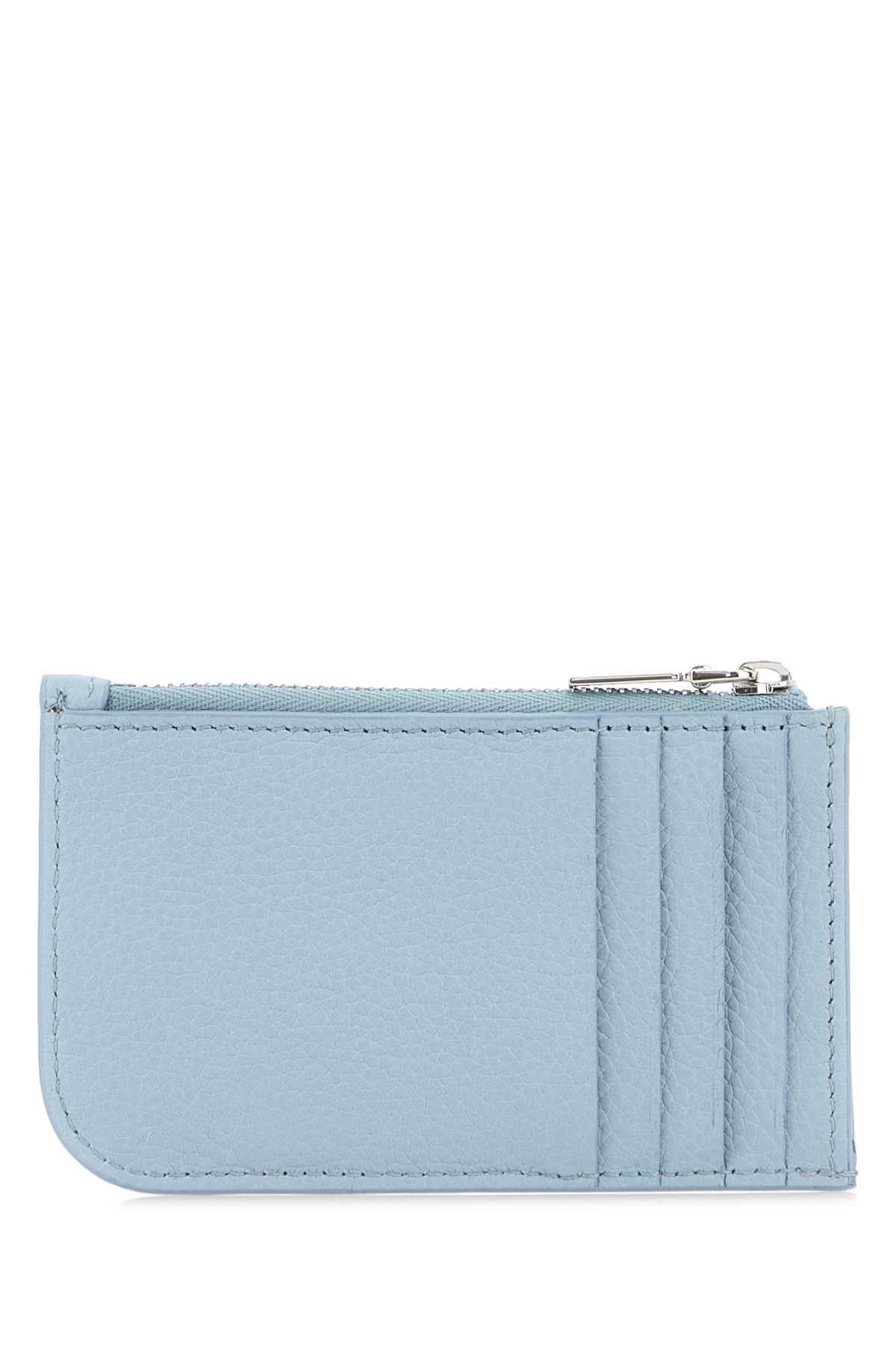 Alexander McQueen Light Blue Leather Card Holder Size ONE SIZE - 3 Thumbnail