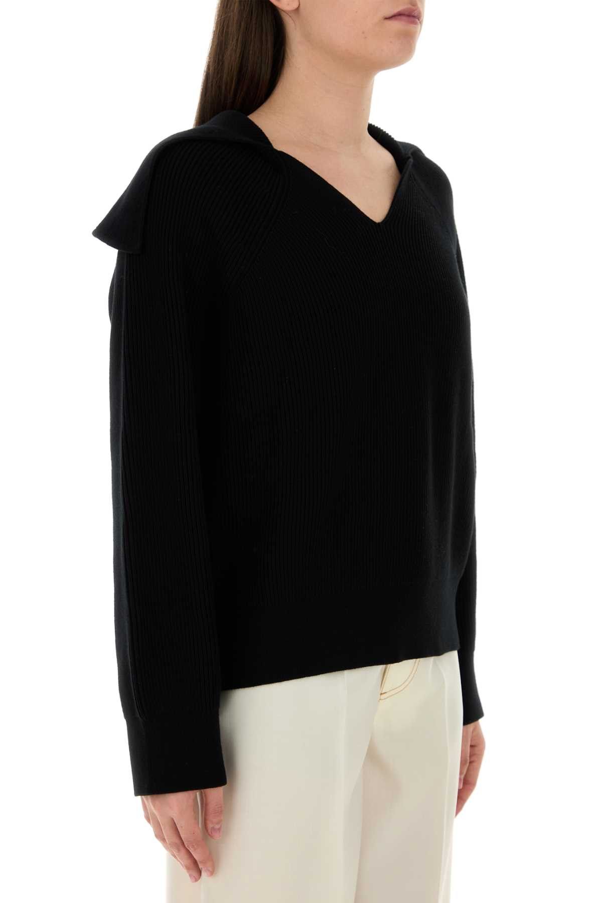 Bottega Veneta Black Stretch Cotton Blend Polo Shirt Size L / US 10 / IT 46 - 3 Thumbnail
