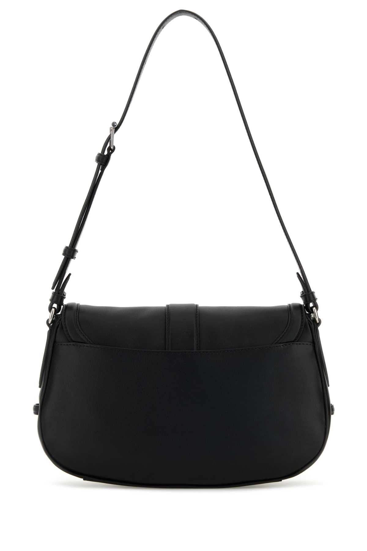 Alexander McQueen Black Leather Large Satchel Crossbody Bag Size ONE SIZE - 3 Thumbnail