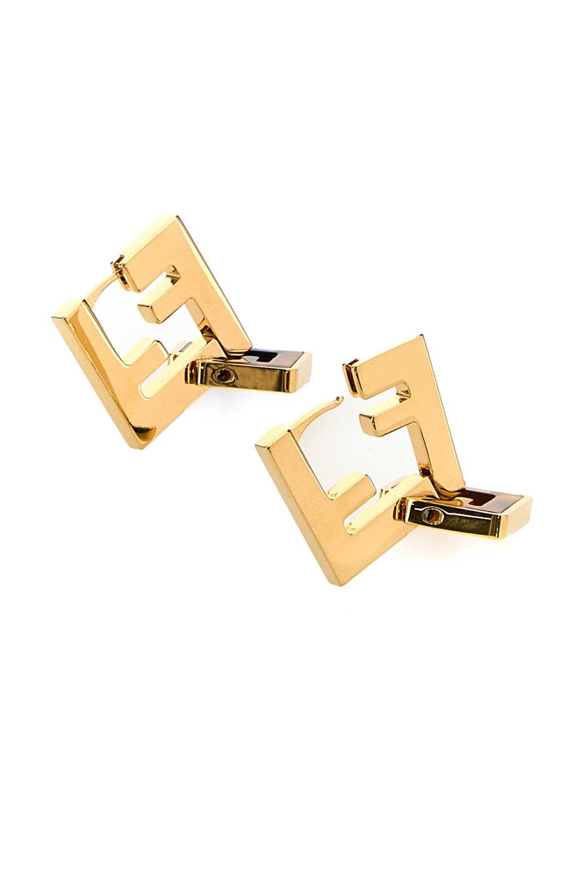 Fendi Printed Plexiglass And Metal Forever Fendi Earrings Size ONE SIZE - 3 Thumbnail