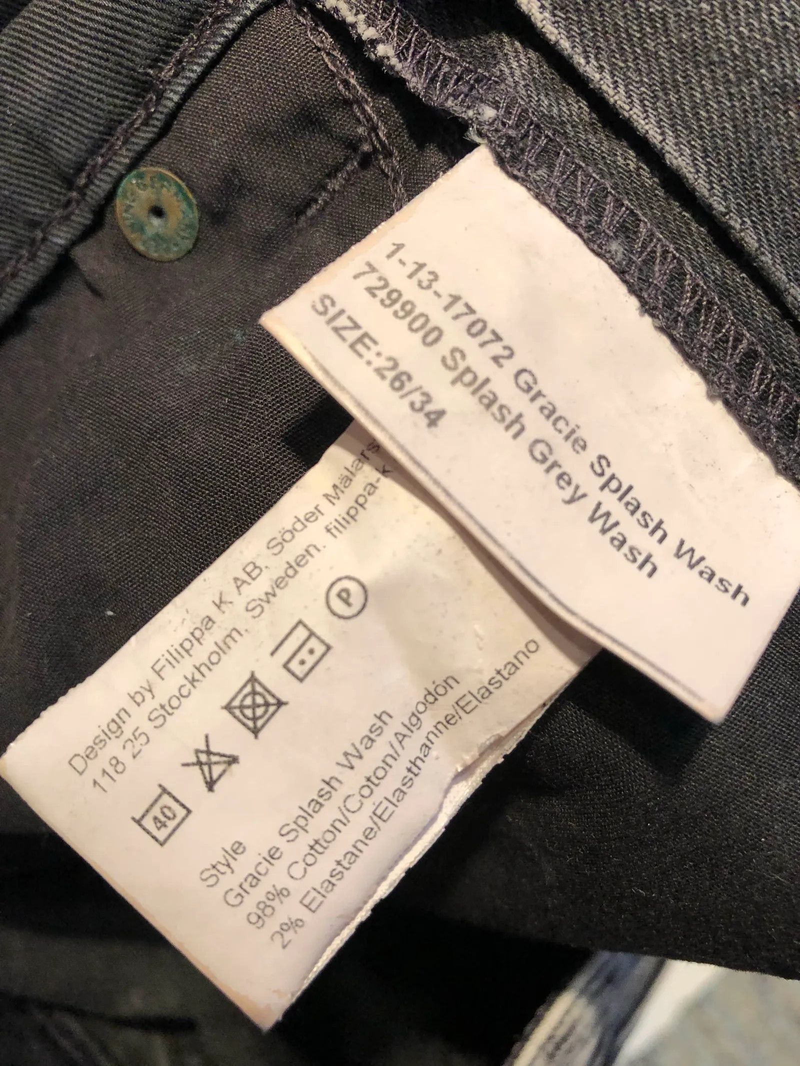Filippa K Filippa K Graice Splash wash Jeans Size 26" / US 2 / IT 38 - 3 Thumbnail