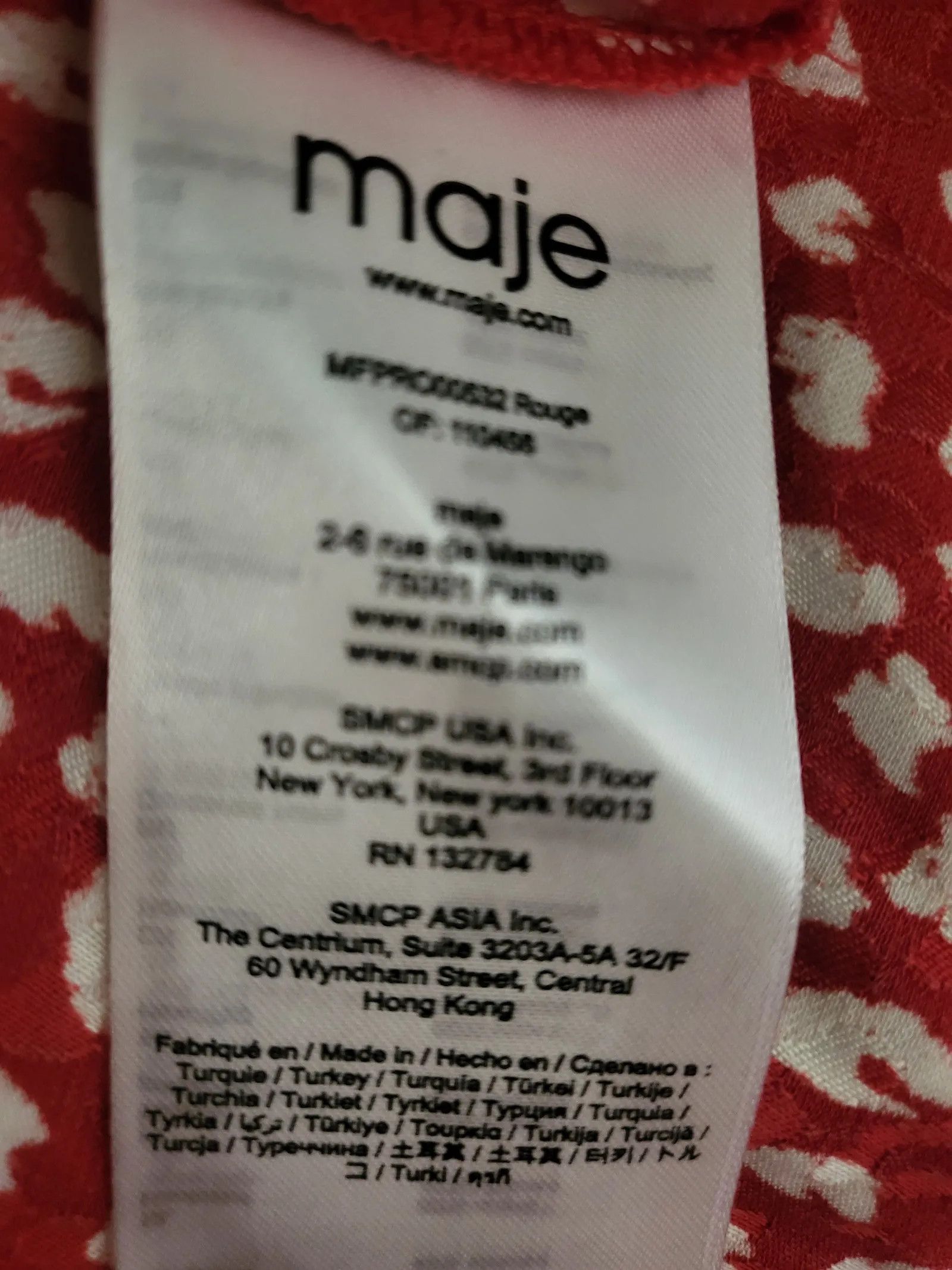 Maje Maje Romie crepe dress Dress Size XS / US 0-2 / IT 36-38 - 3 Thumbnail