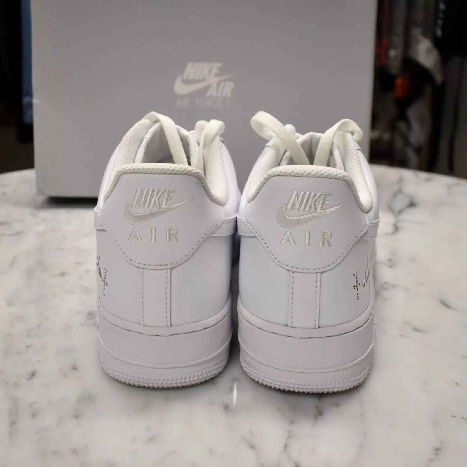 Nike × Travis Scott Nike Air Force 1 Low UTOPIA Travis Scott Cactus Jack White Size US 13 / EU 46 - 7 Thumbnail