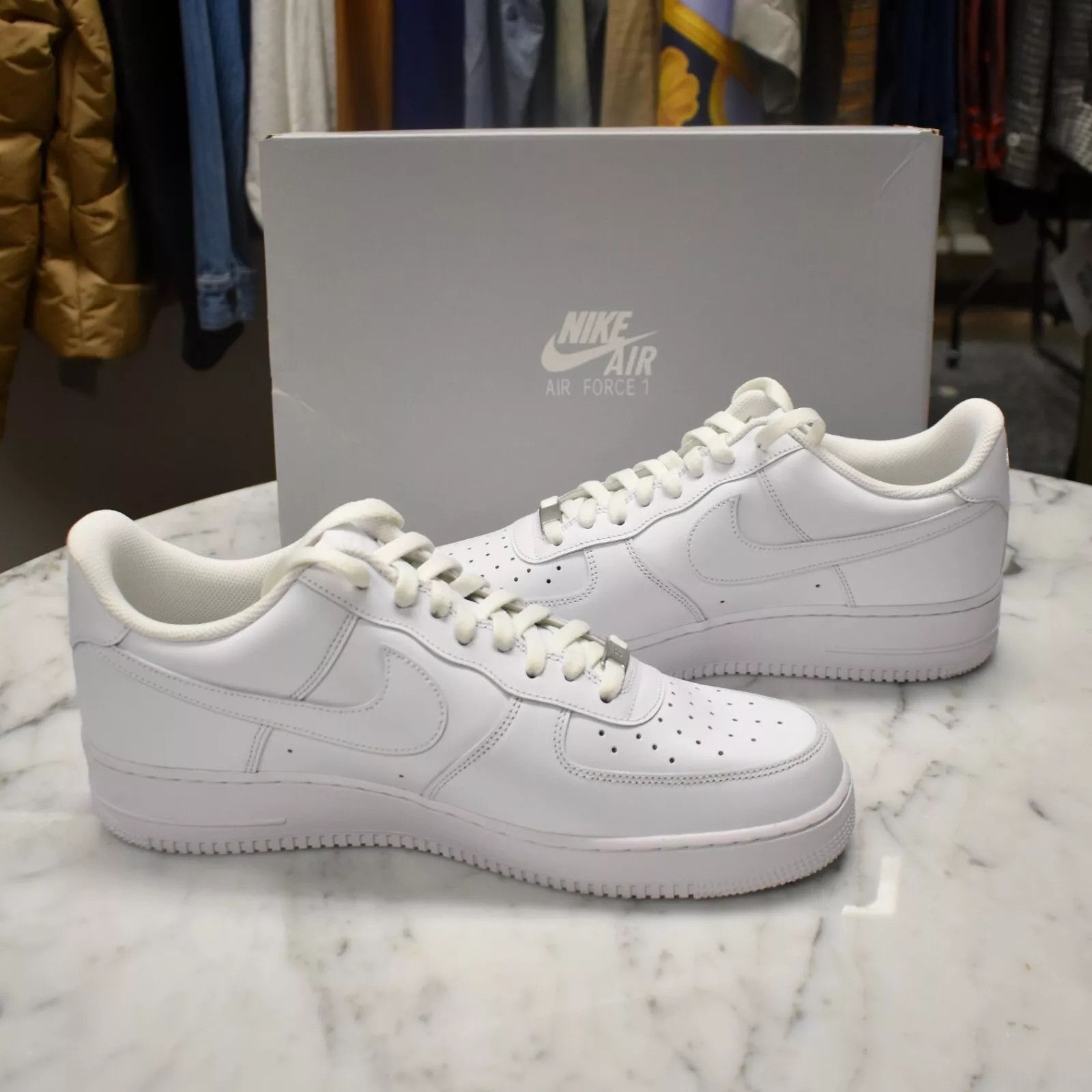 Nike × Travis Scott Nike Air Force 1 Low UTOPIA Travis Scott Cactus Jack White Size US 13 / EU 46 - 5 Thumbnail