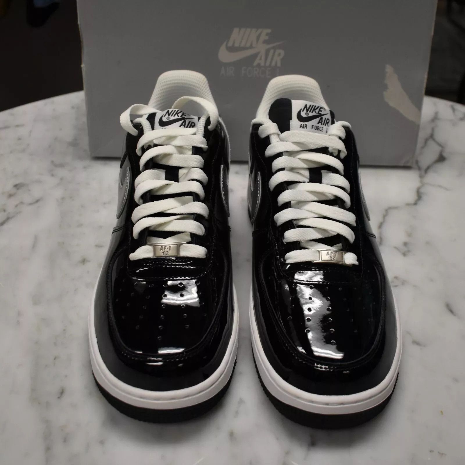 Nike Nike Air Force 1 Dallas All Star Black Patent Leather 2010 Size US 10.5 / EU 43-44 - 5 Thumbnail