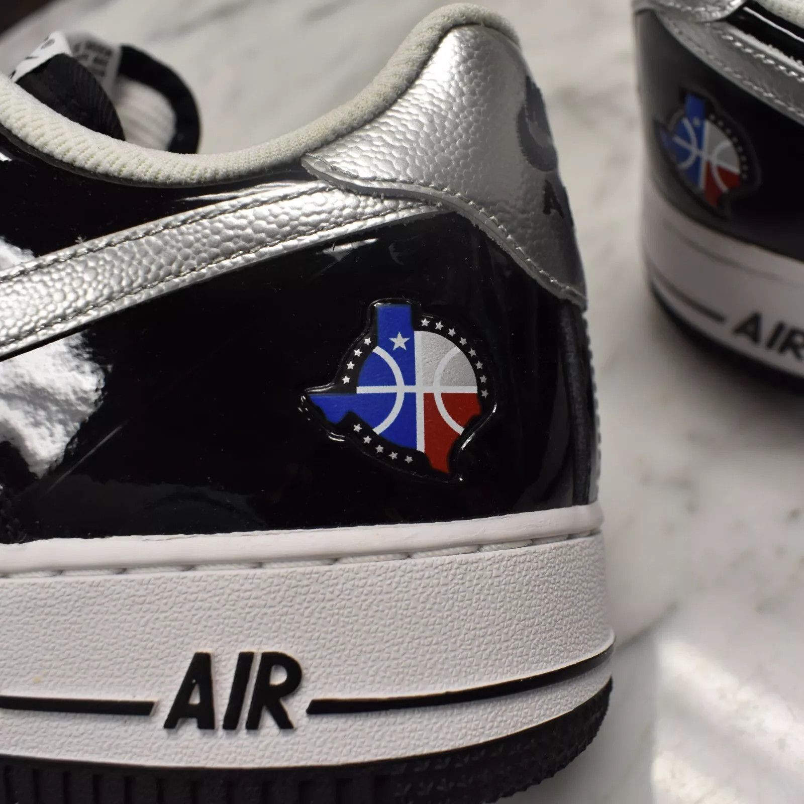Nike Nike Air Force 1 Dallas All Star Black Patent Leather 2010 Size US 10.5 / EU 43-44 - 9 Thumbnail