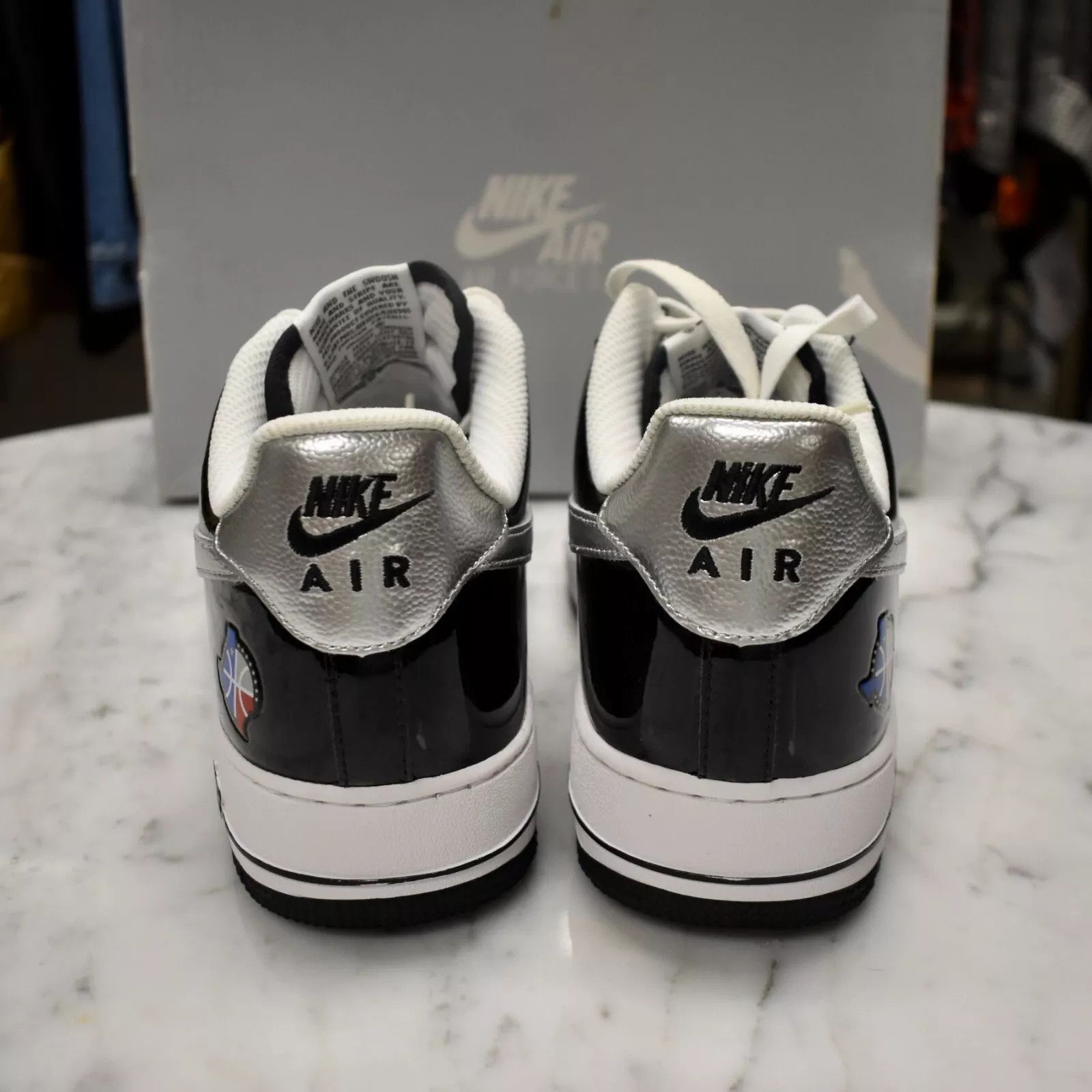 Nike Nike Air Force 1 Dallas All Star Black Patent Leather 2010 Size US 10.5 / EU 43-44 - 7 Thumbnail