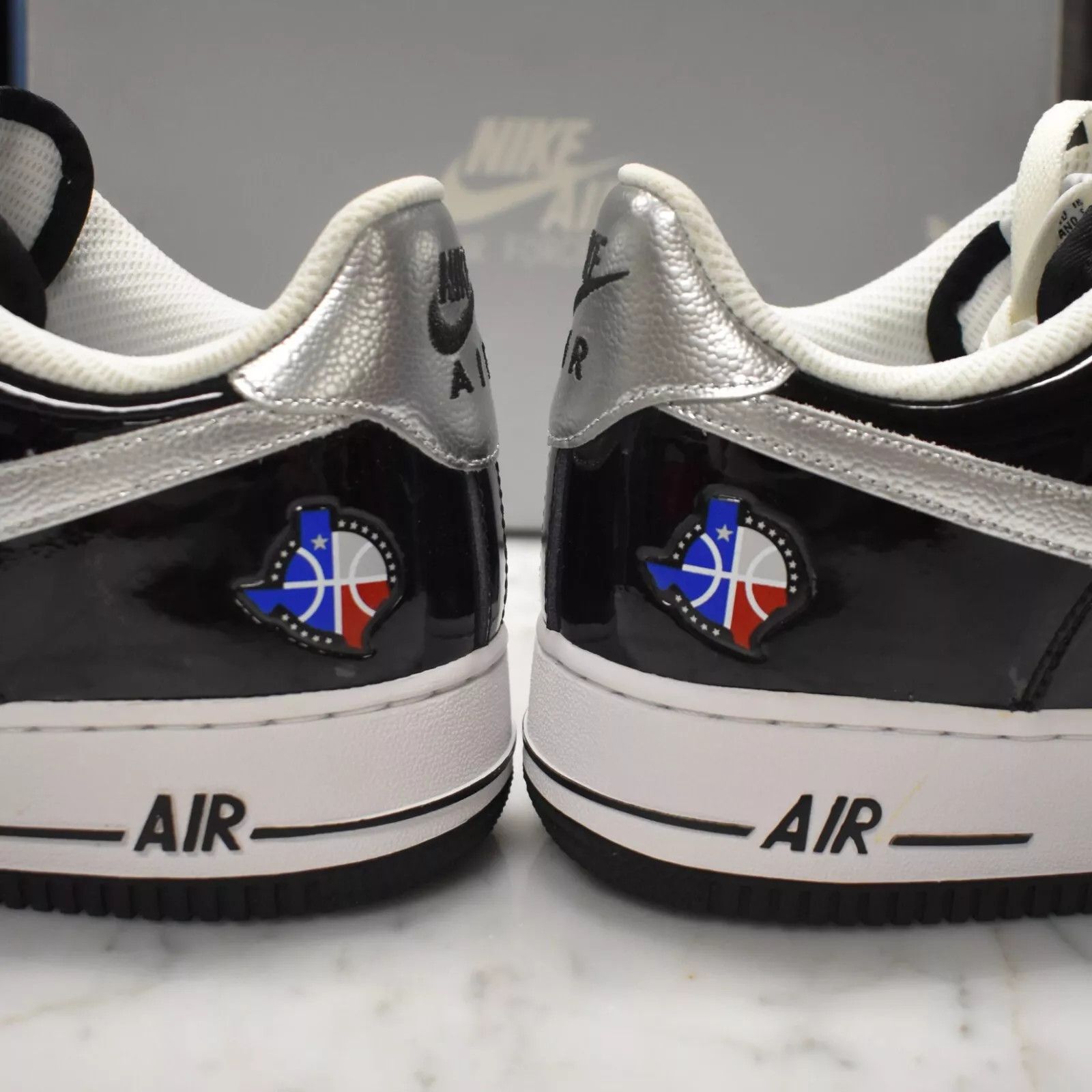 Nike Nike Air Force 1 Dallas All Star Black Patent Leather 2010 Size US 10.5 / EU 43-44 - 8 Thumbnail