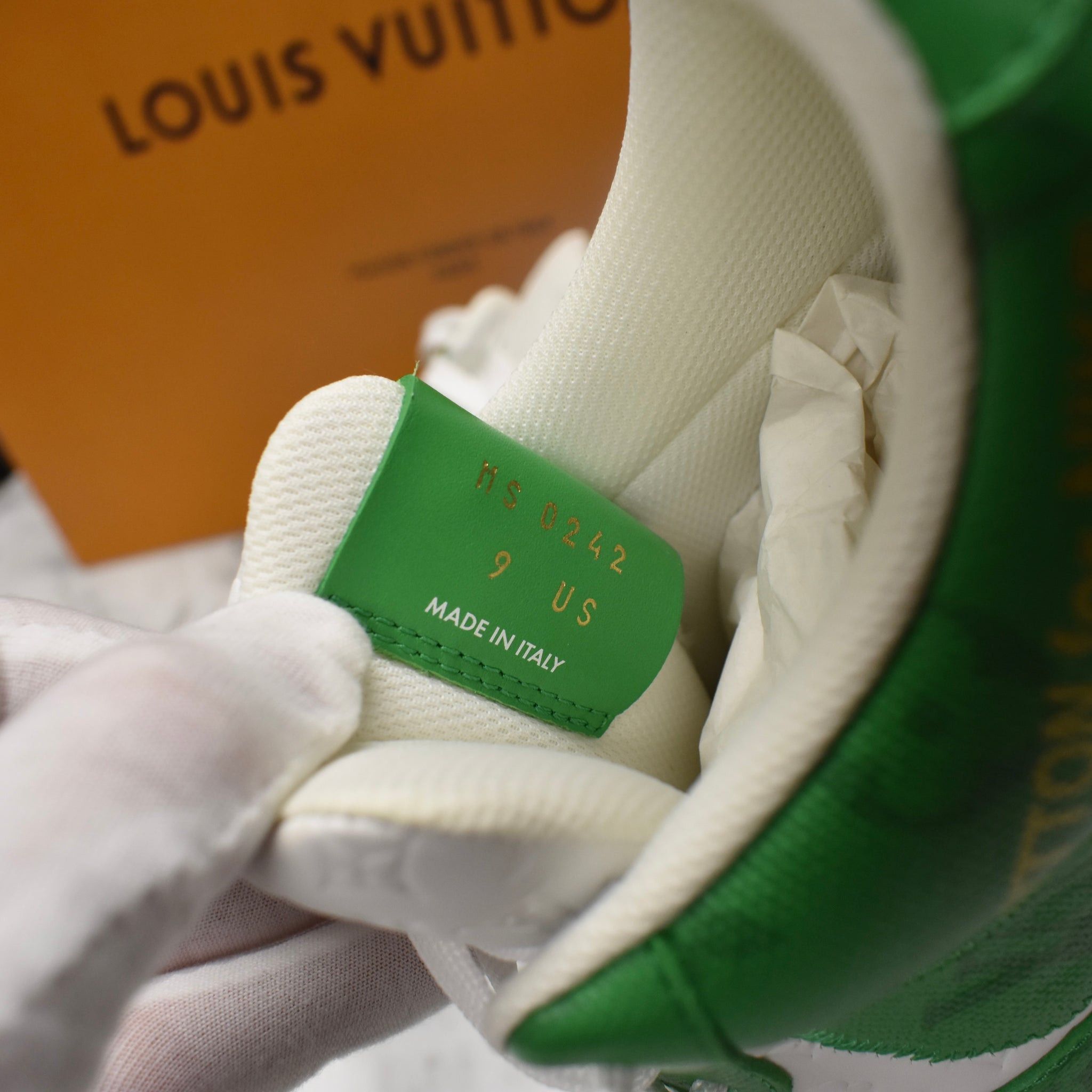 Louis Vuitton × Nike × Virgil Abloh Louis Vuitton Nike Air Force 1 White Pine Green Sneakers Size US 9 / EU 42 - 14 Thumbnail