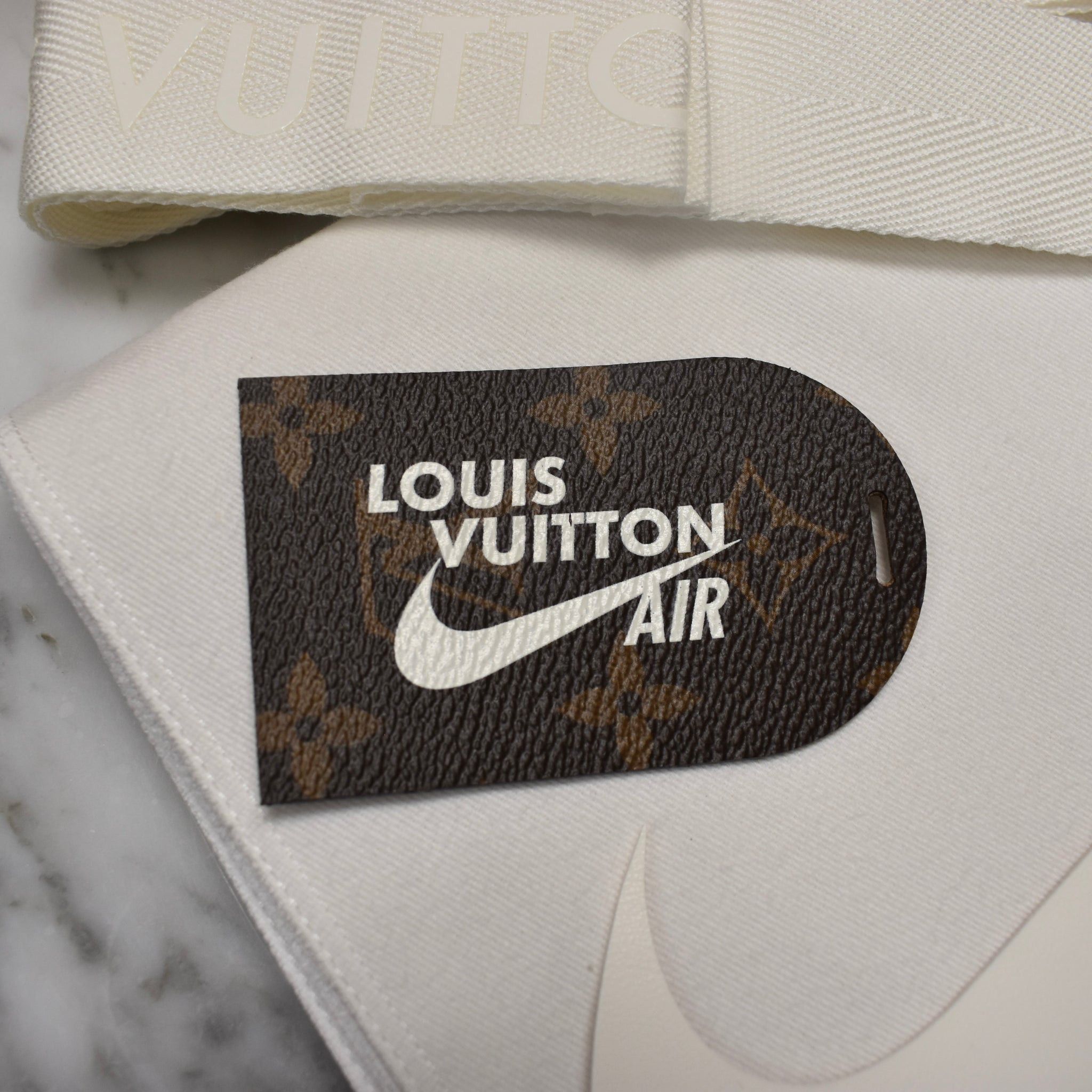 Louis Vuitton × Nike × Virgil Abloh Louis Vuitton Nike Air Force 1 White Pine Green Sneakers Size US 9 / EU 42 - 22 Thumbnail