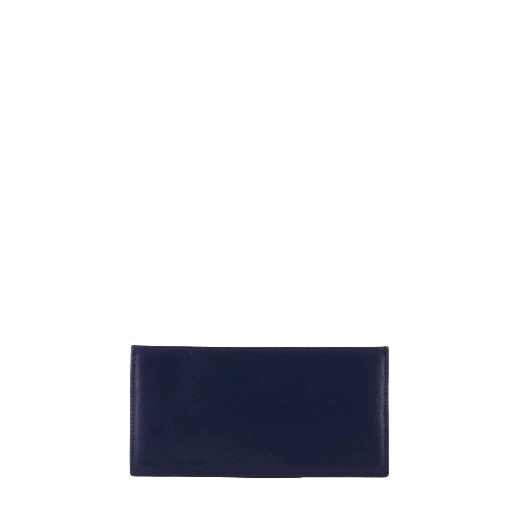 Dior DIOR - Dior card holder in navy blue leather Size ONE SIZE - 2 Thumbnail
