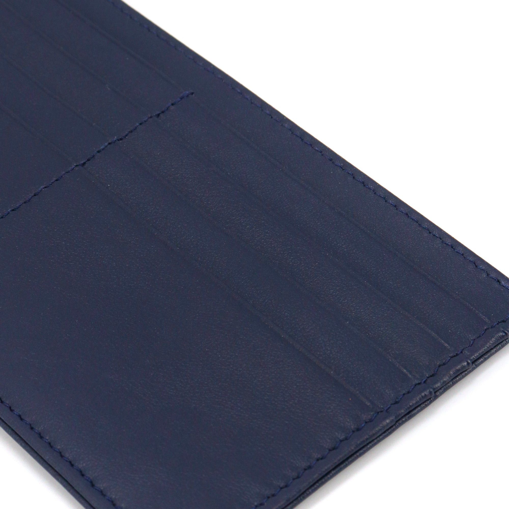 Dior DIOR - Dior card holder in navy blue leather Size ONE SIZE - 3 Thumbnail