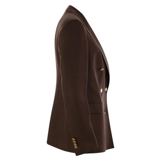 Tagliatore TAGLIATORE Women Suit Set J PARIGI10B 340021 U 25E107 BROWN Size S / US 4 / IT 40 - 3 Thumbnail