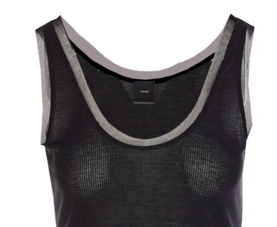 Pinko PINKO Women Tops 105168 A2LUZ99 Black Size L / US 10 / IT 46 - 4 Thumbnail