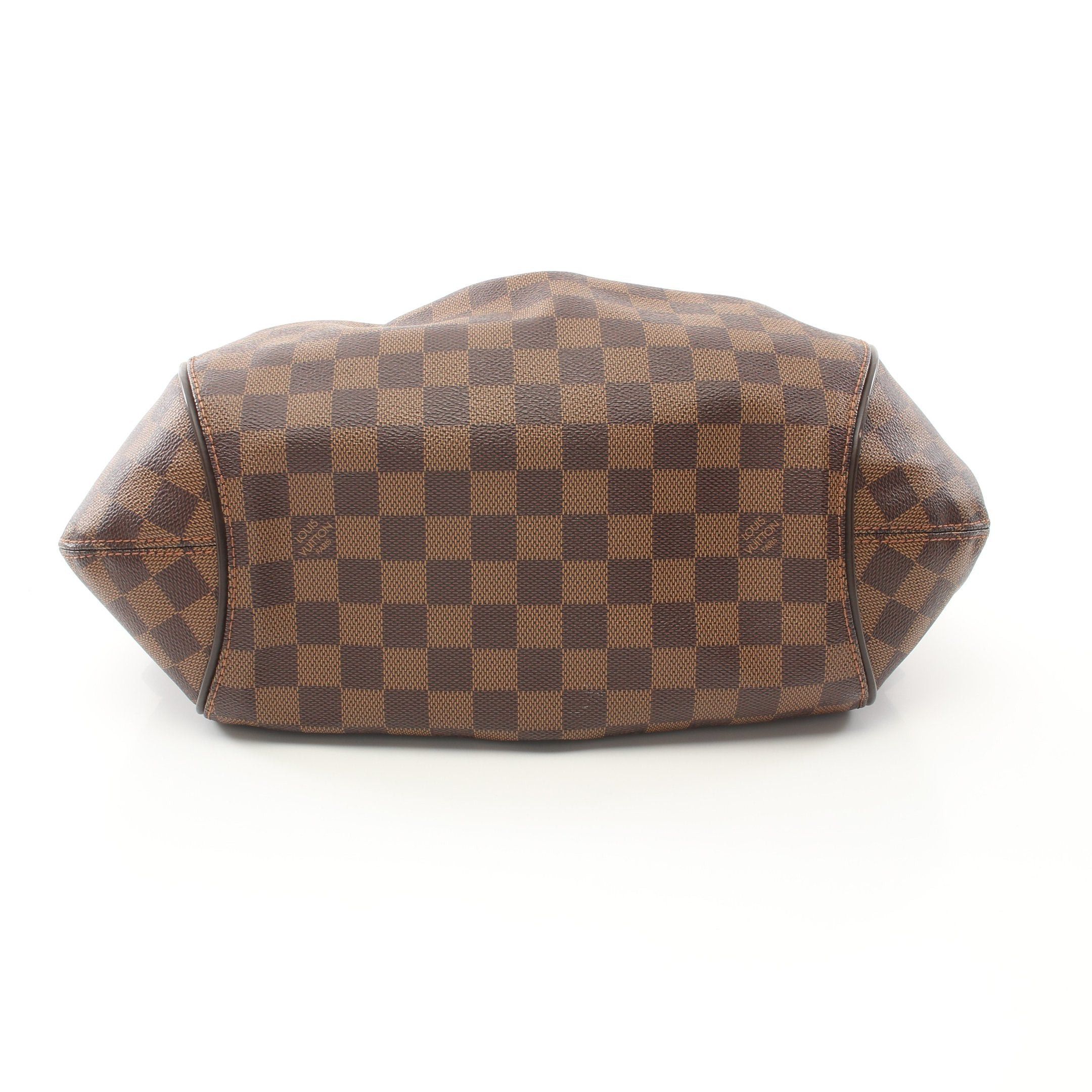 Louis Vuitton Louis Vuitton Sistina Mm Damier Ebene One Shoulder Bag Leather Brown Size ONE SIZE - 12 Thumbnail