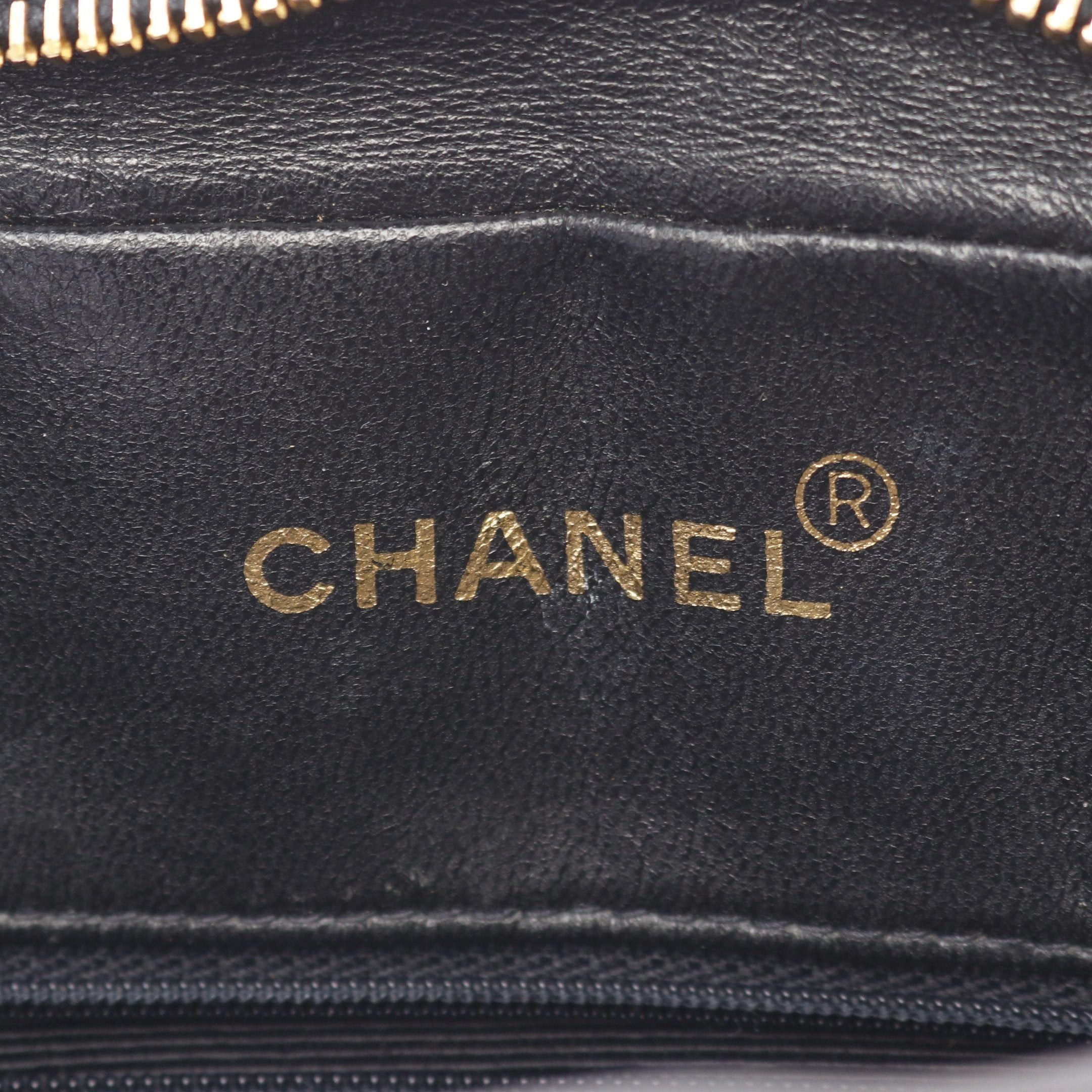 Chanel Chanel Mademoiselle Chain Shoulder Bag Tassel Lambskin Black Gold Hardware Size ONE SIZE - 4 Thumbnail