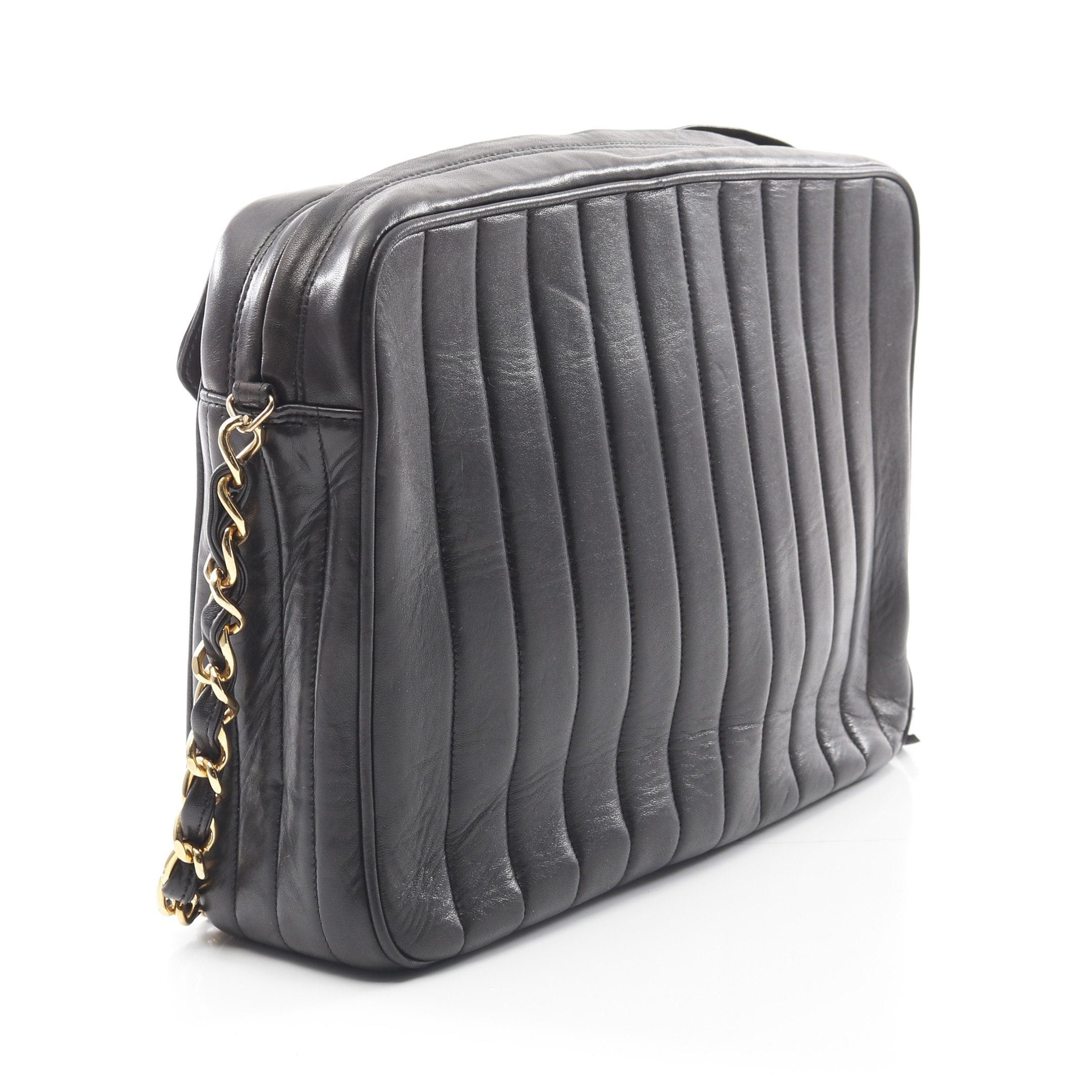 Chanel Chanel Mademoiselle Chain Shoulder Bag Tassel Lambskin Black Gold Hardware Size ONE SIZE - 2 Thumbnail