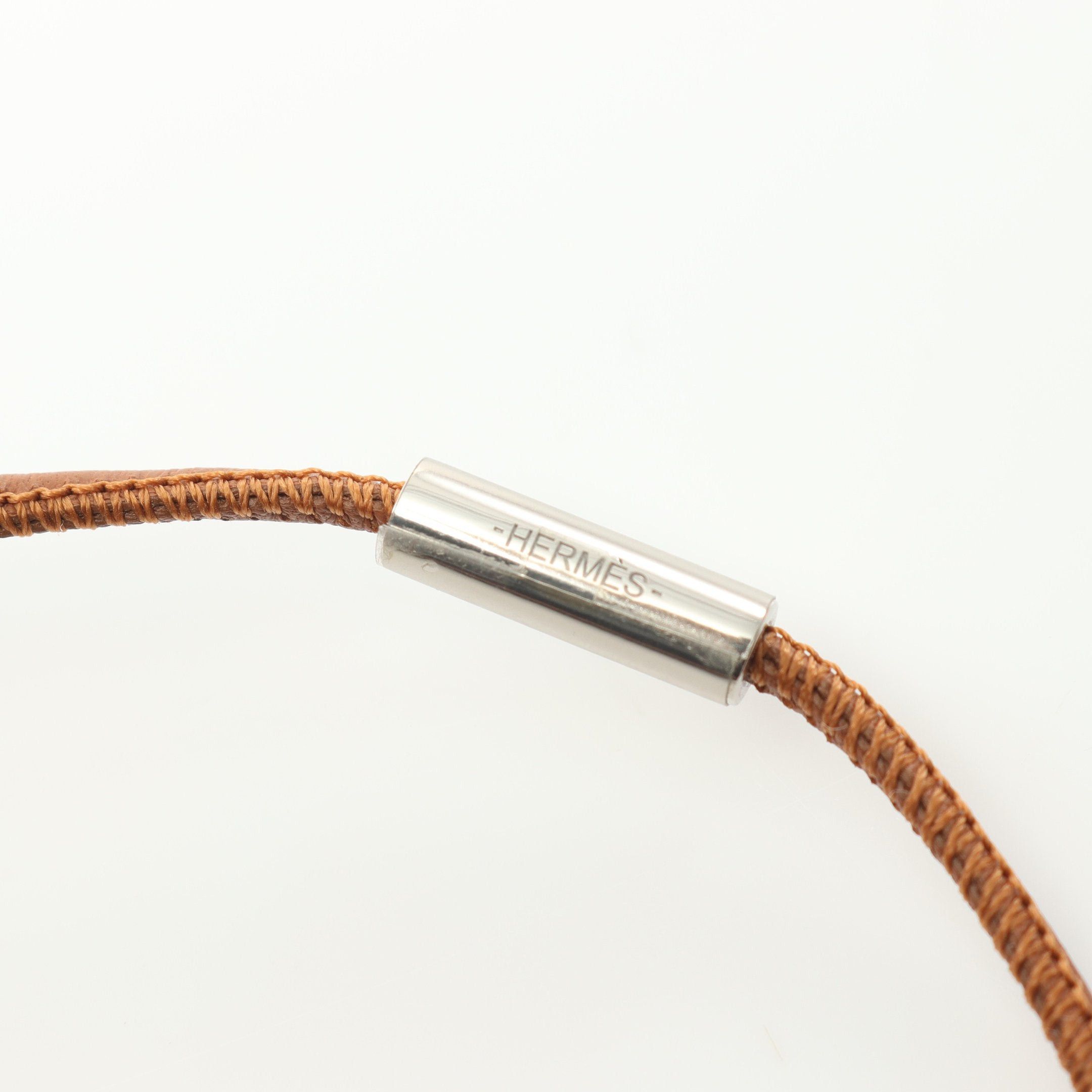 Hermes Hermes H Equip Necklace Buffalo Horn Lacquer Pink Multicolor Size ONE SIZE - 4 Thumbnail