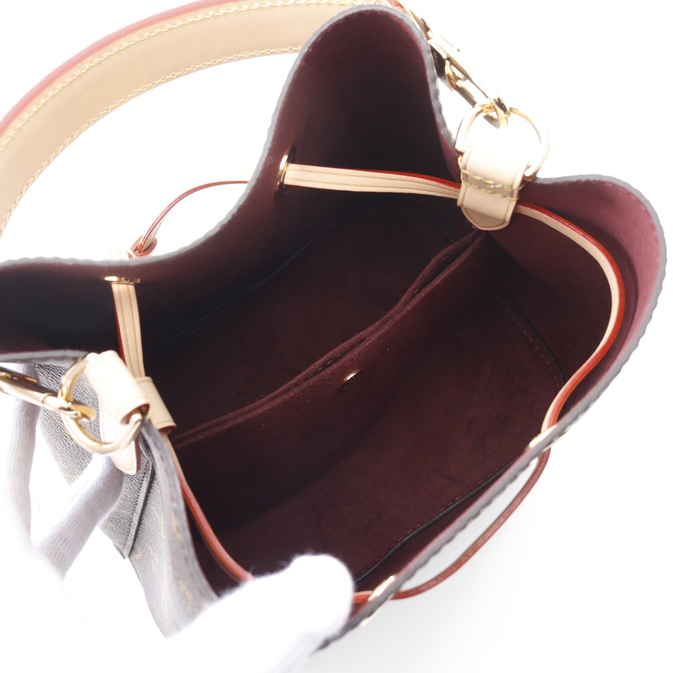 Louis Vuitton Louis Vuitton Neonoe Bb Monogram Handbag Leather Brown Size ONE SIZE - 3 Thumbnail