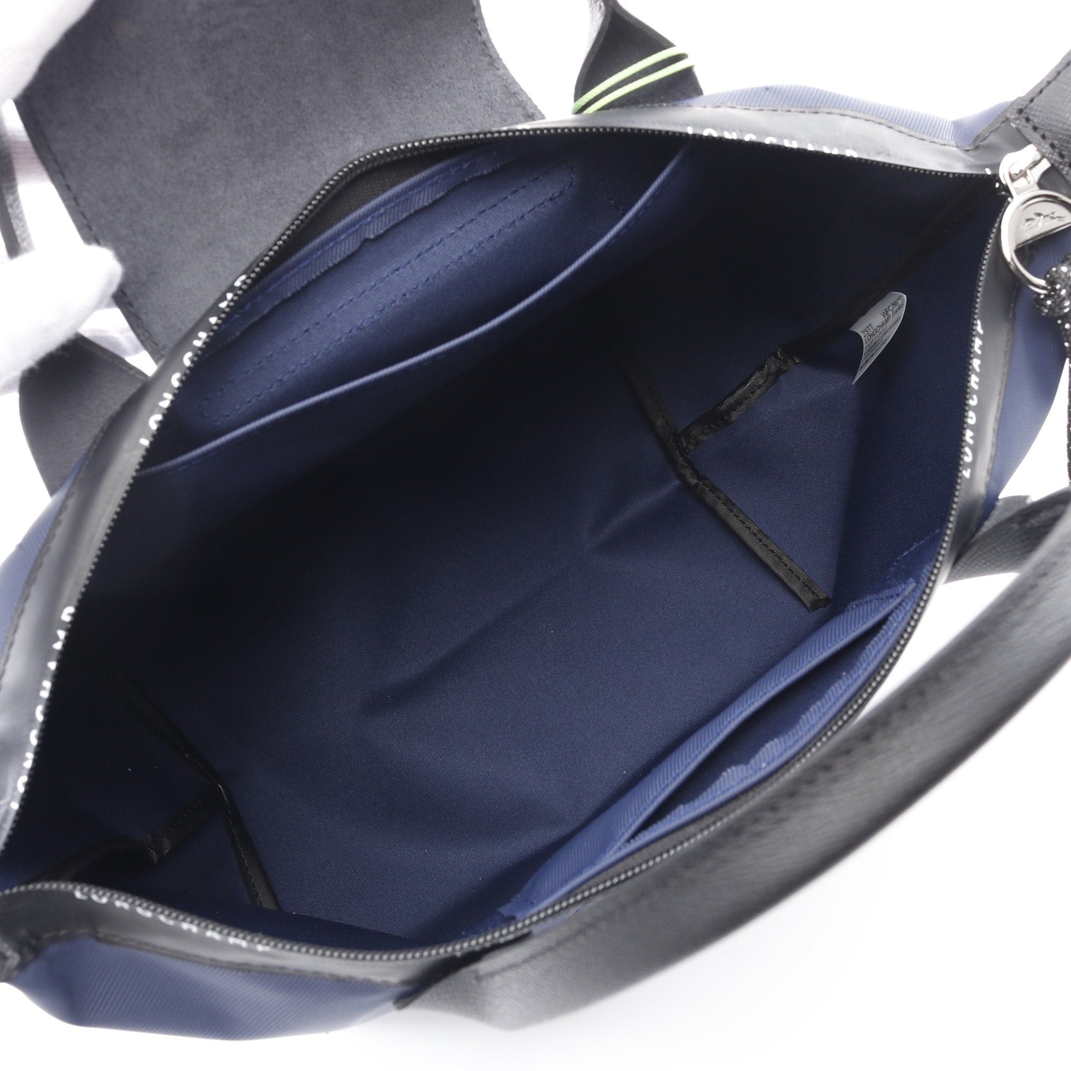 Longchamp Longchamp Le Preage Energy S Handbag Tote Bag Canvas Leather Navy Black Size ONE SIZE - 3 Thumbnail