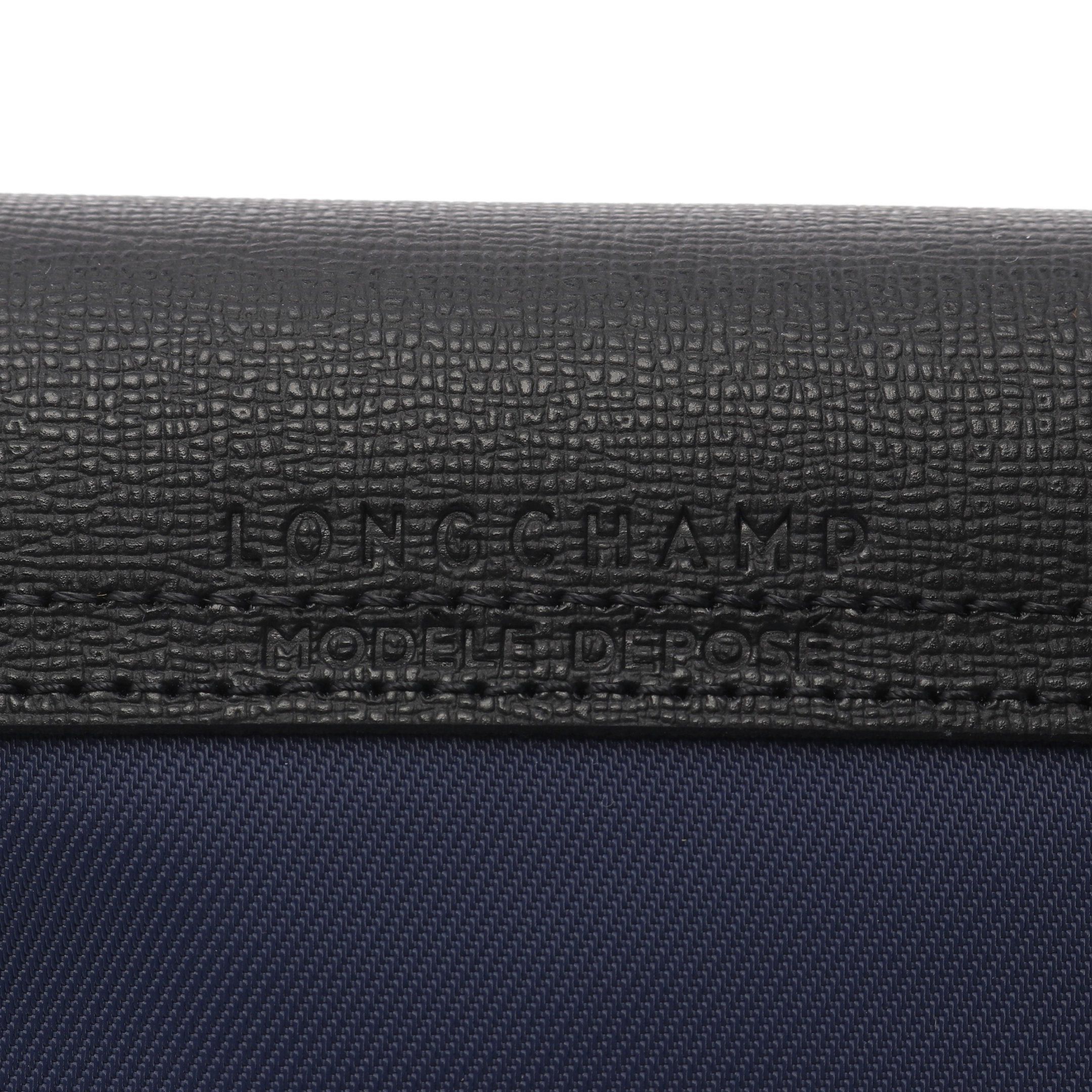 Longchamp Longchamp Le Preage Energy S Handbag Tote Bag Canvas Leather Navy Black Size ONE SIZE - 4 Thumbnail