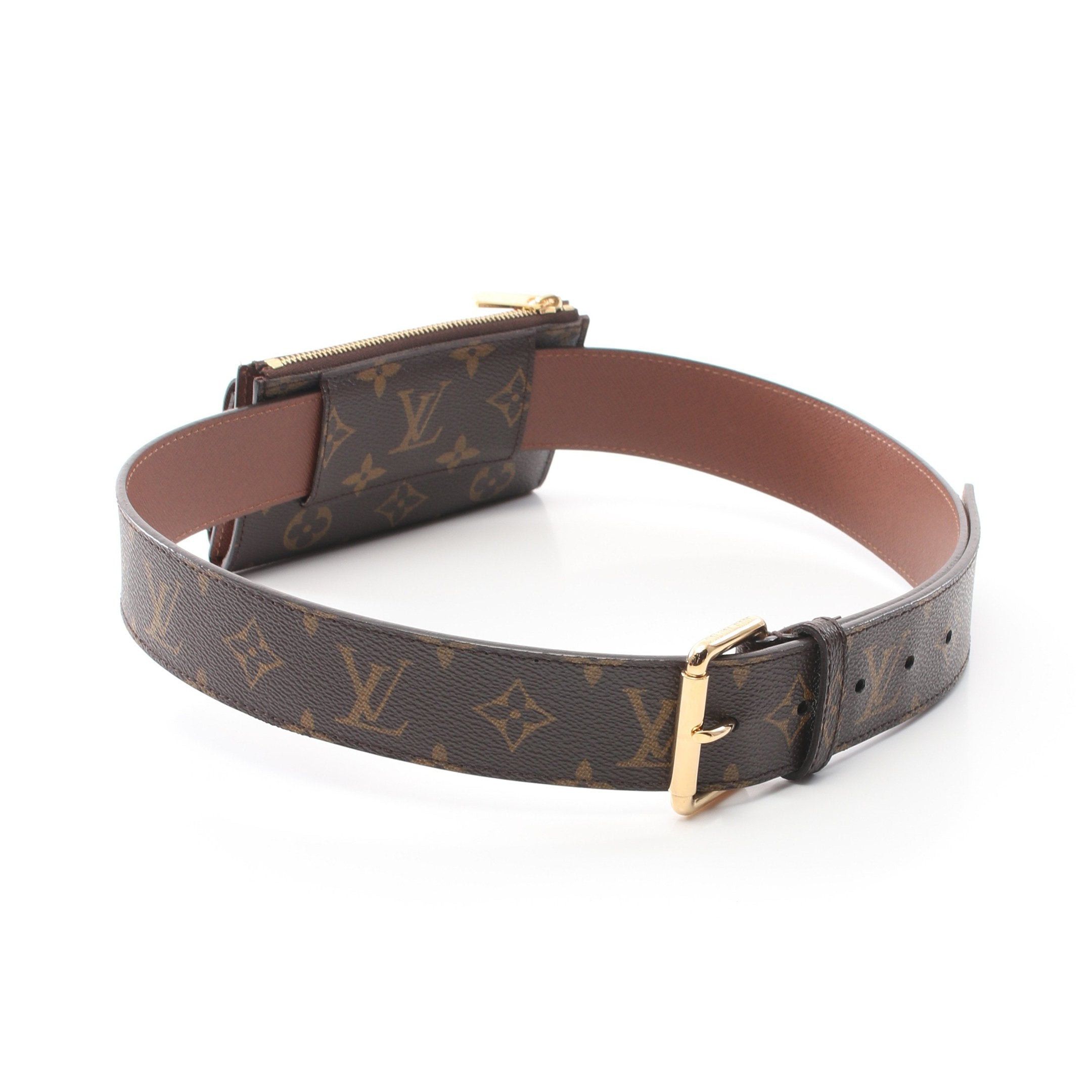 Louis Vuitton Louis Vuitton Ceinture Pochette Duo Monogram Waist Bag Brown Size ONE SIZE - 2 Thumbnail