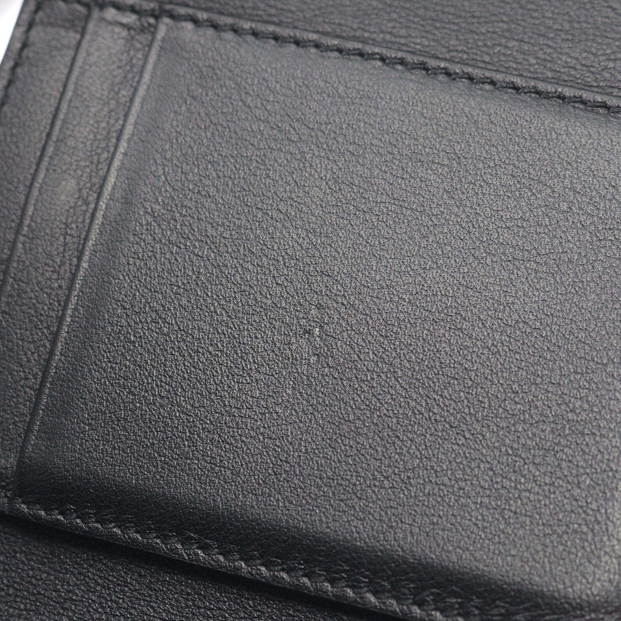 Dior Dior Trifold Wallet Compact Leather Black Logo Size ONE SIZE - 7 Thumbnail