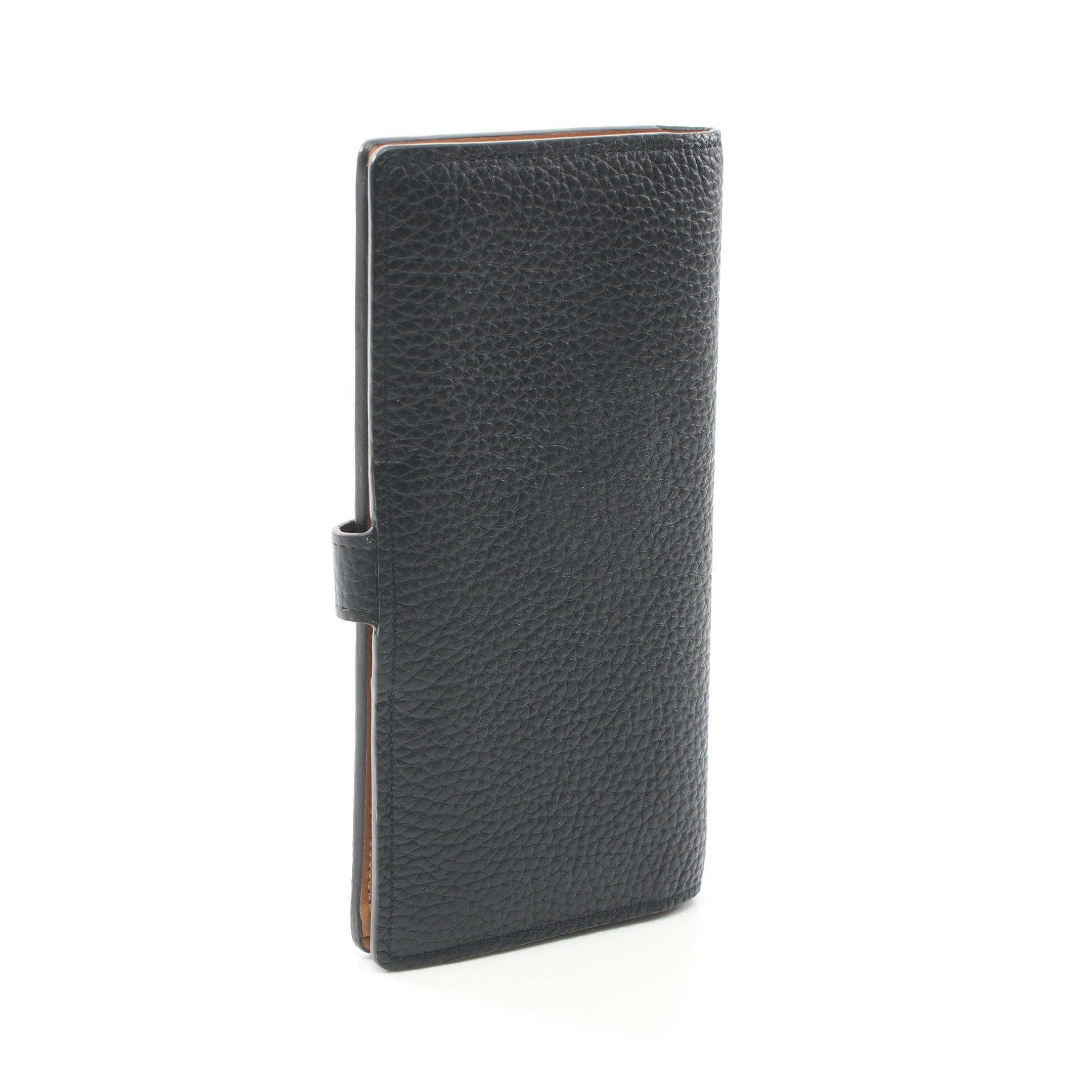 Louis Vuitton Louis Vuitton Lv Vertical Wallet Noir Bi-Fold Long Taurillon Leather Black Size ONE SIZE - 2 Thumbnail