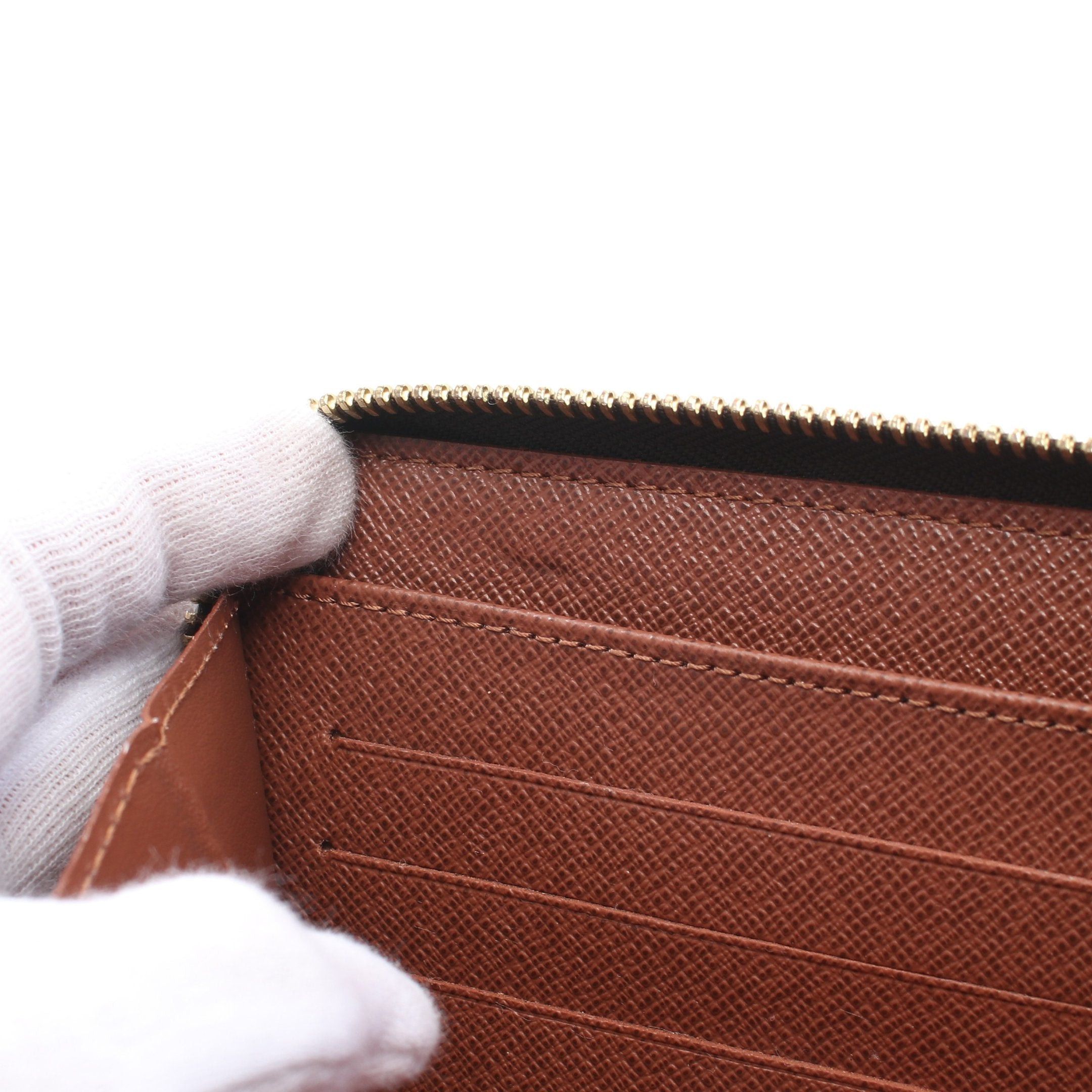 Louis Vuitton Louis Vuitton Zippy Organizer Monogram Round Zipper Long Wallet Brown Size ONE SIZE - 8 Thumbnail