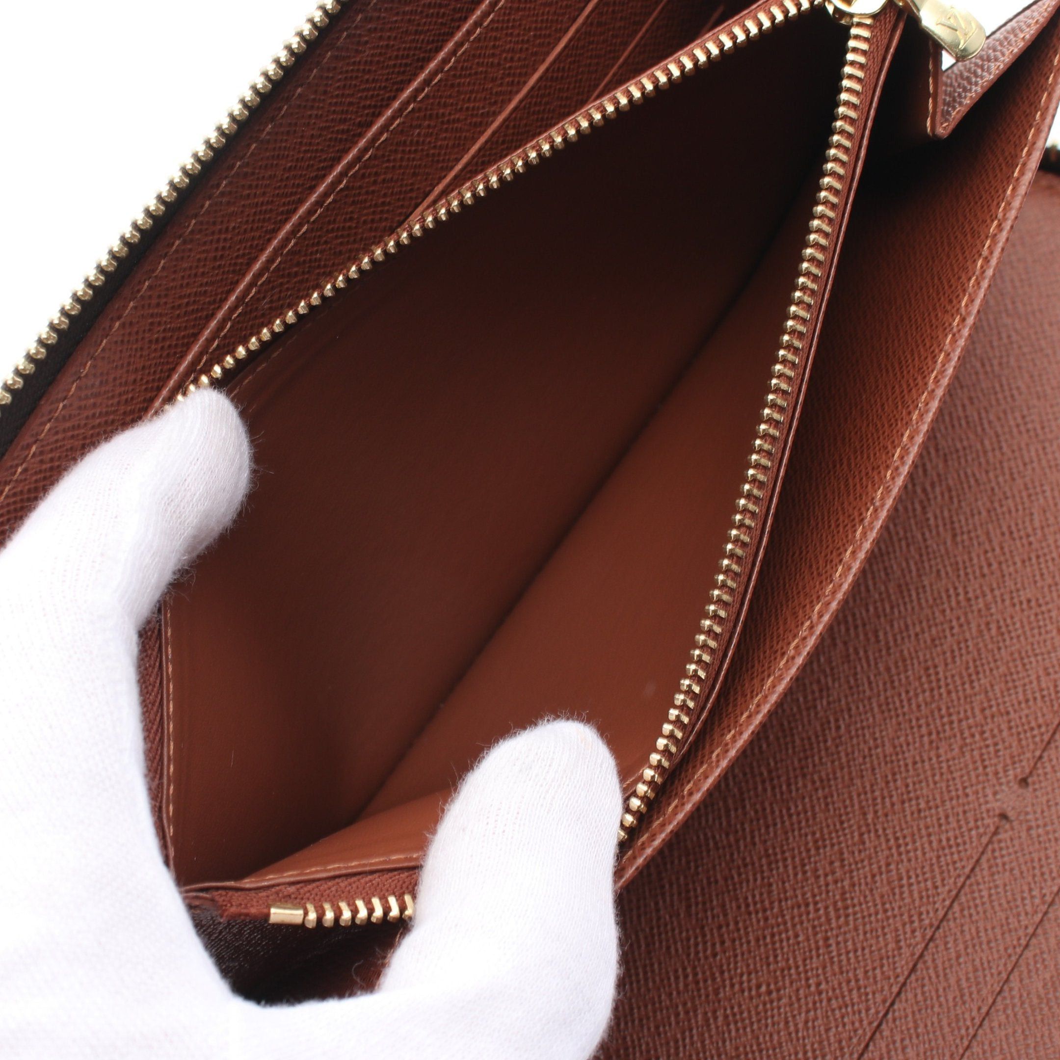 Louis Vuitton Louis Vuitton Zippy Organizer Monogram Round Zipper Long Wallet Brown Size ONE SIZE - 5 Thumbnail