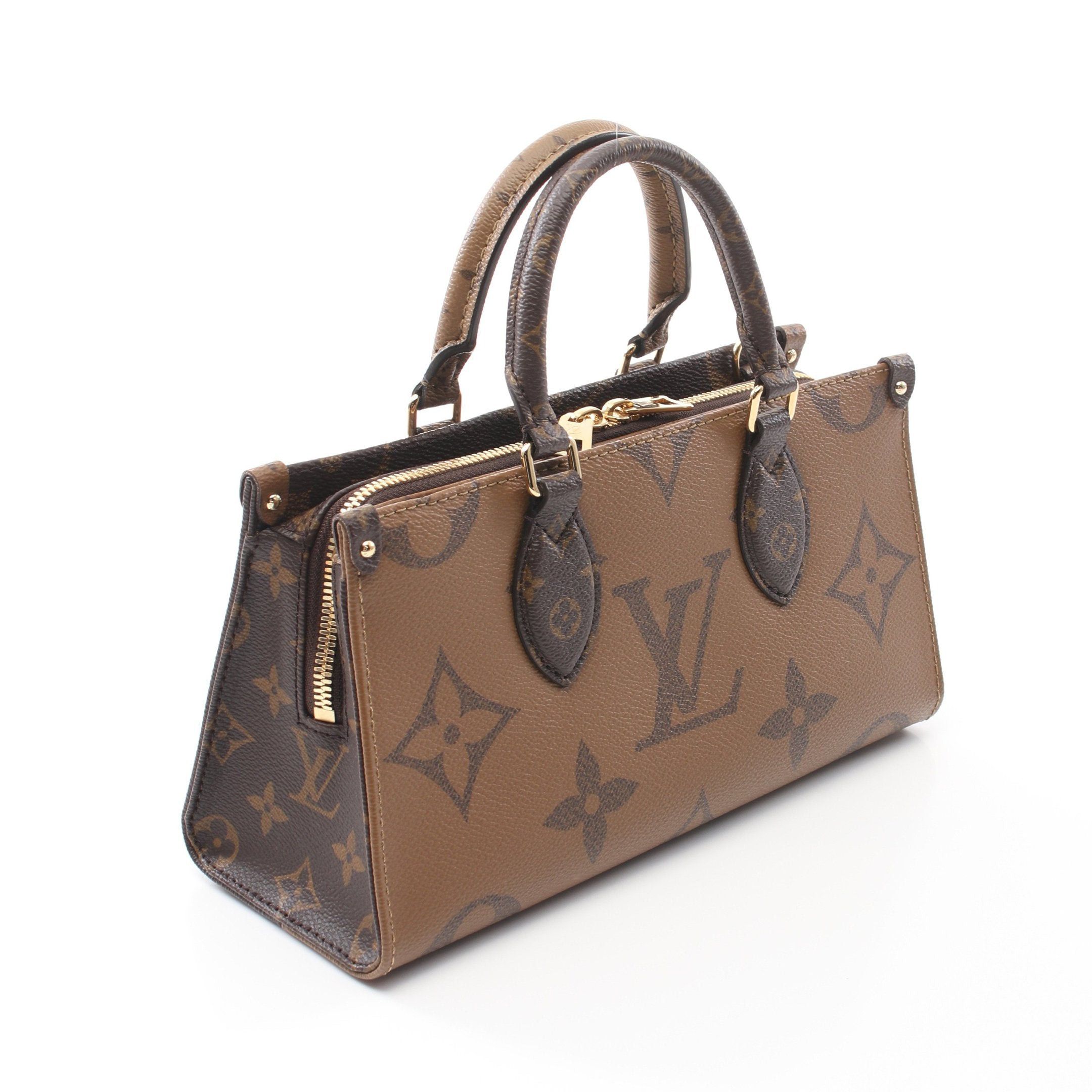 Louis Vuitton Louis Vuitton On-The-Go Ew Monogram Giant Reverse Handbag Brown Light Size ONE SIZE - 2 Thumbnail