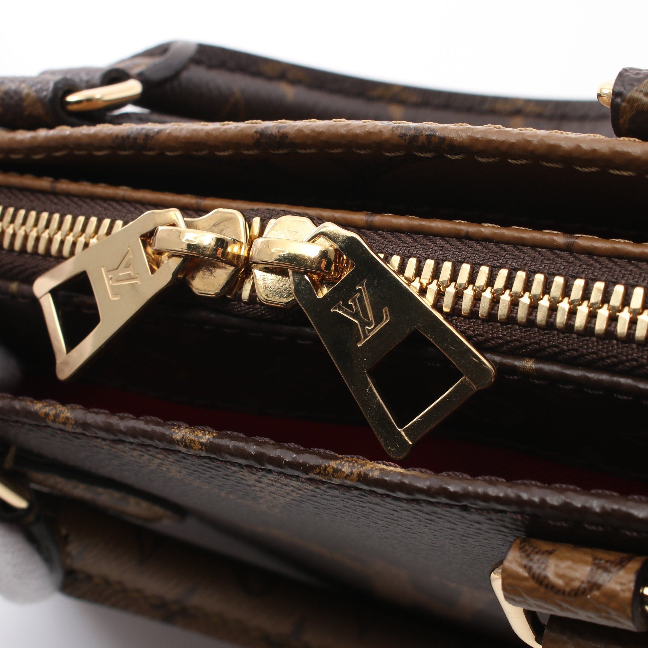 Louis Vuitton Louis Vuitton On-The-Go Ew Monogram Giant Reverse Handbag Brown Light Size ONE SIZE - 6 Thumbnail
