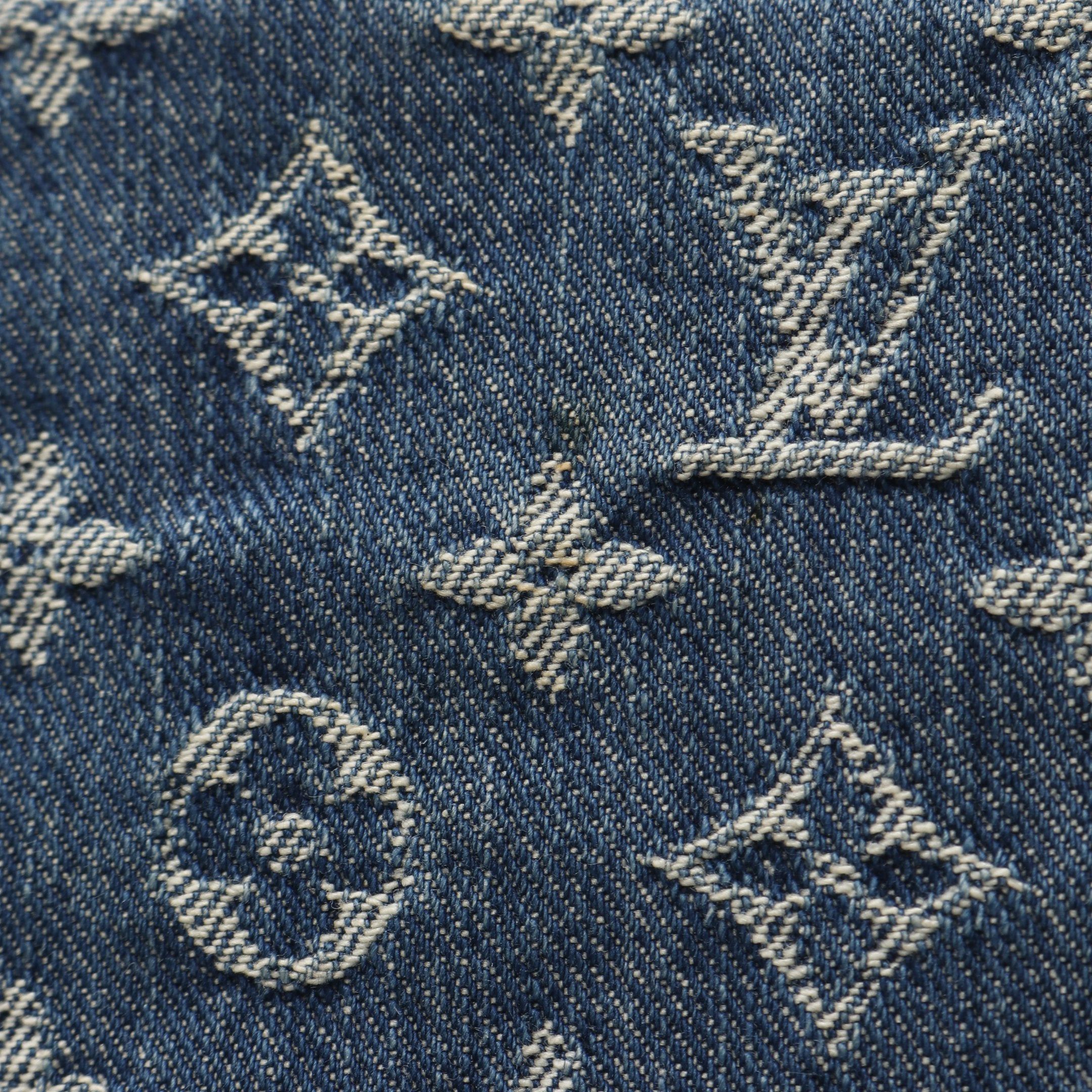 Louis Vuitton Louis Vuitton Buggy Gm Monogram Denim Shoulder Bag Leather Blue Size ONE SIZE - 12 Thumbnail