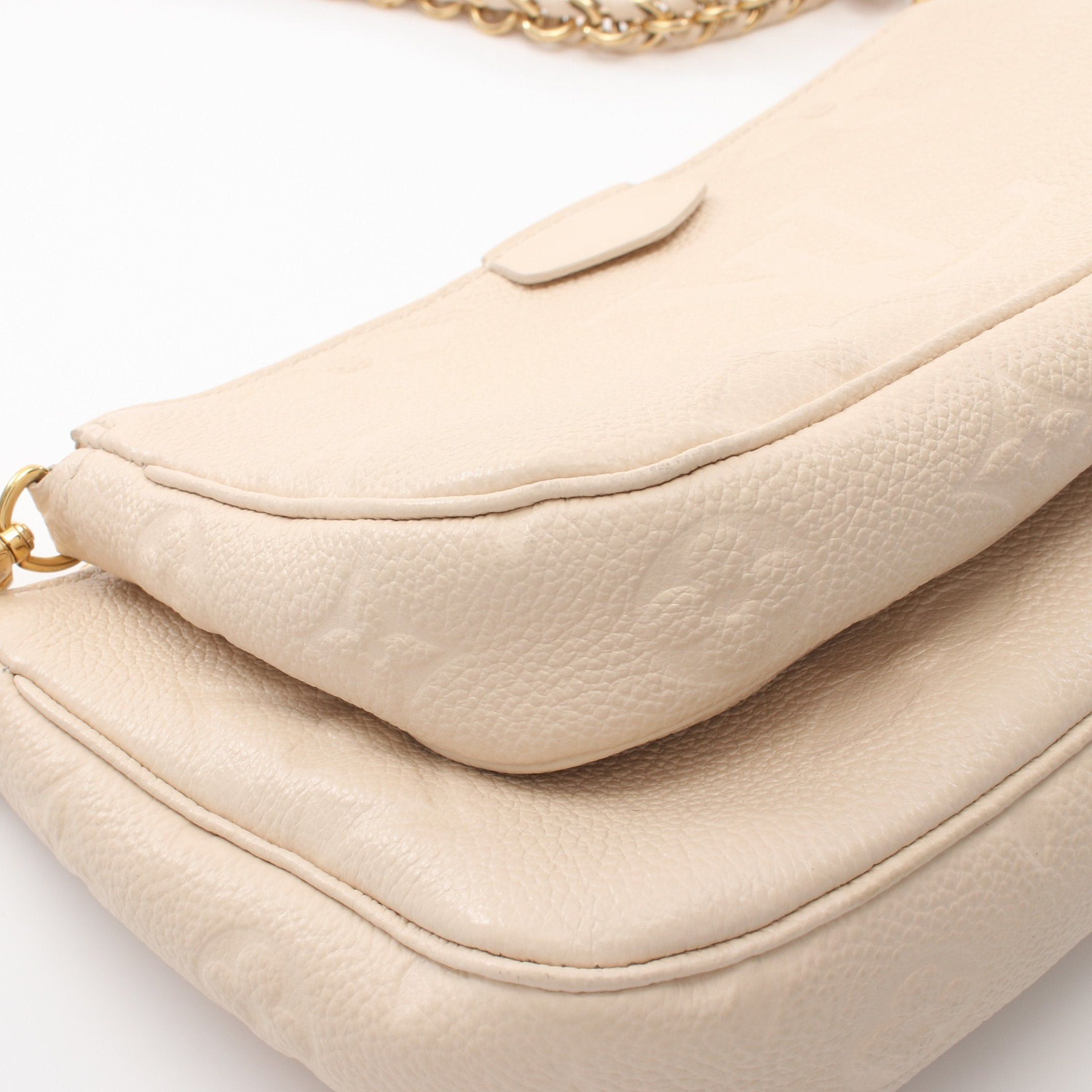 Louis Vuitton Louis Vuitton Multy Pochette Accessoires Monogram Empreinte Claim Shoulder Bag Leather Ivory Size ONE SIZE - 6 Thumbnail