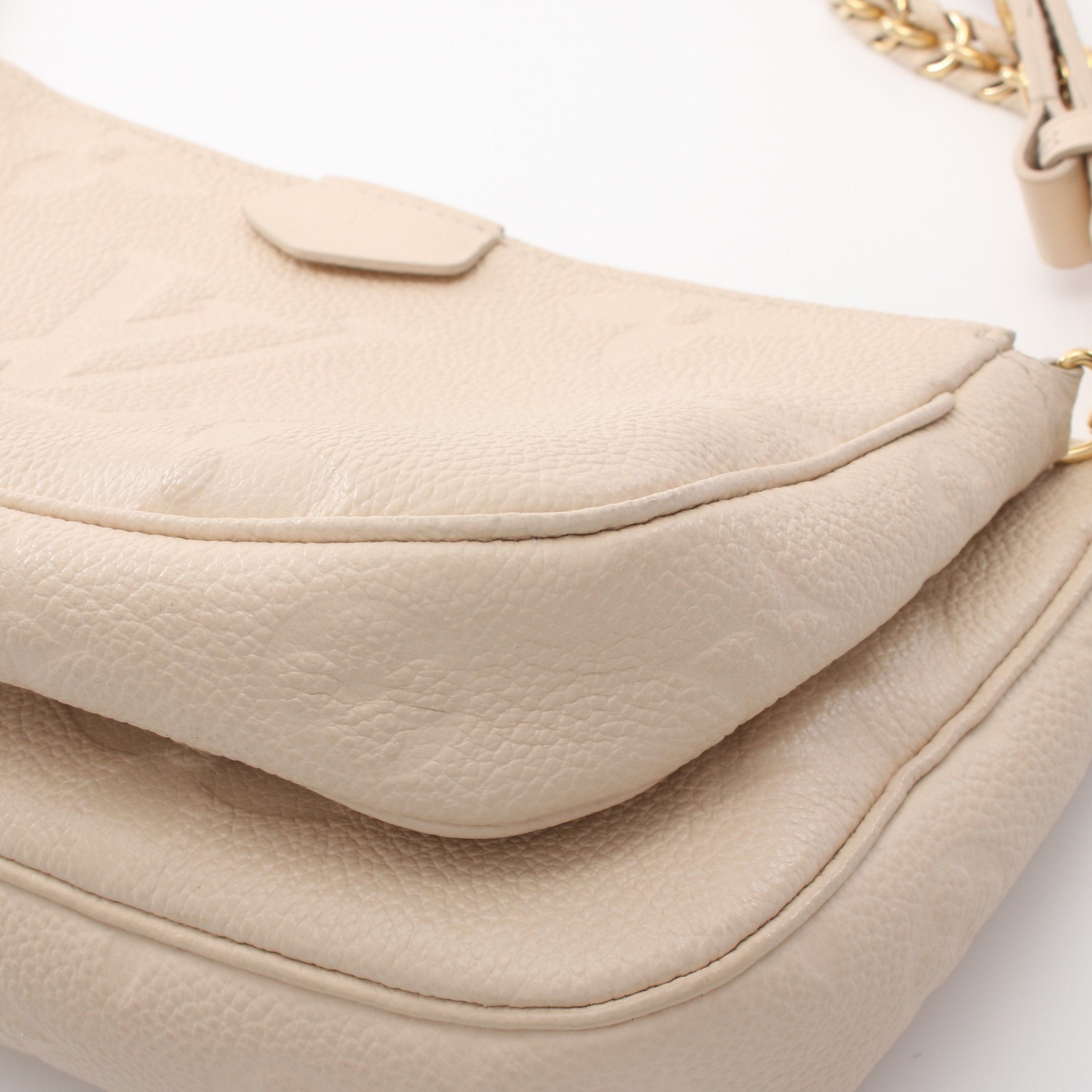 Louis Vuitton Louis Vuitton Multy Pochette Accessoires Monogram Empreinte Claim Shoulder Bag Leather Ivory Size ONE SIZE - 5 Thumbnail