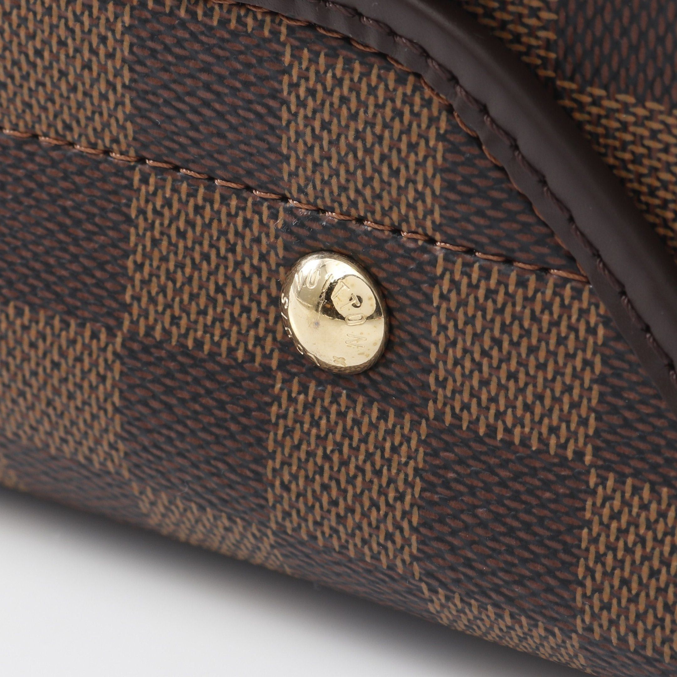 Louis Vuitton Louis Vuitton Duomo Damier Ebene Shoulder Bag Leather Brown Size ONE SIZE - 7 Thumbnail