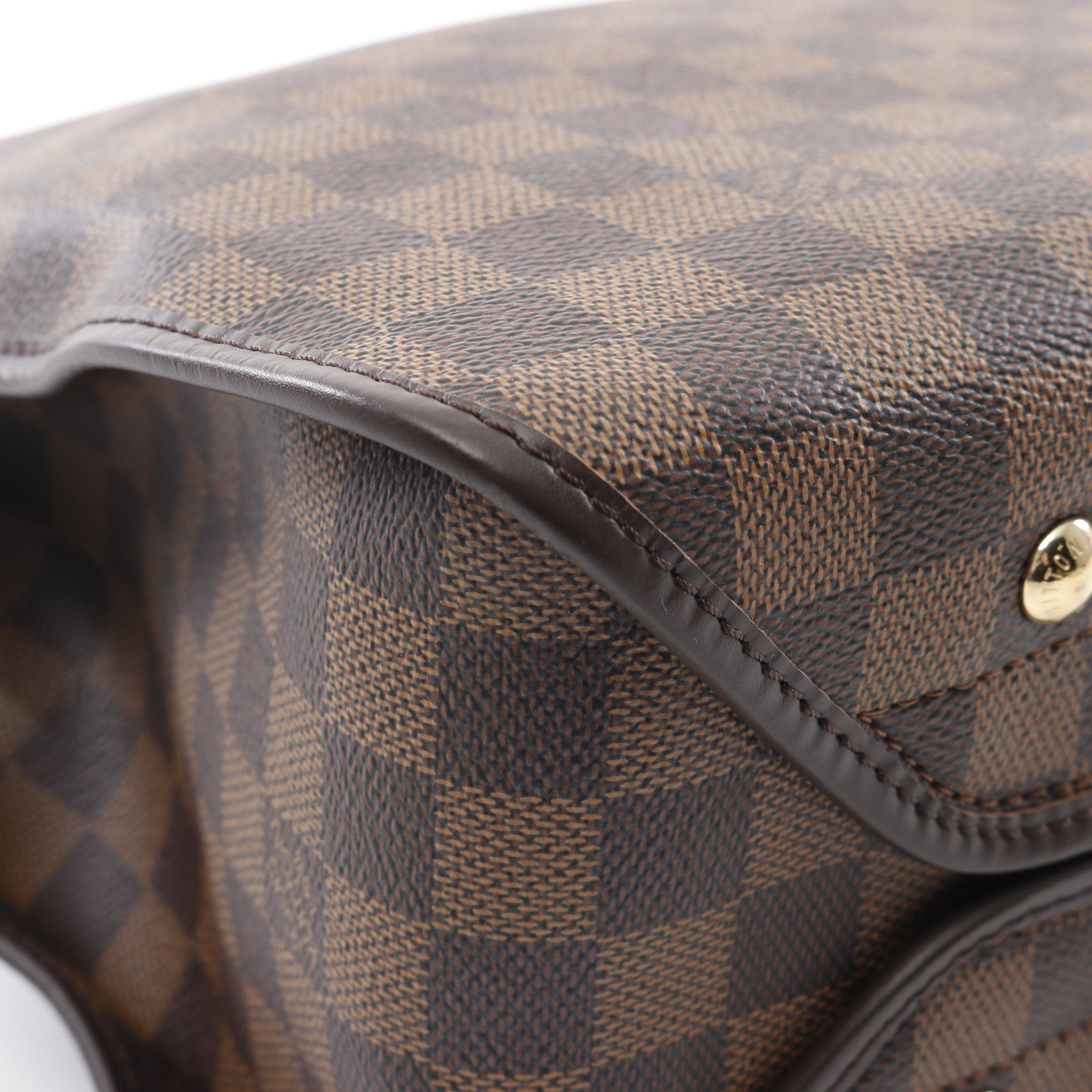Louis Vuitton Louis Vuitton Duomo Damier Ebene Shoulder Bag Leather Brown Size ONE SIZE - 6 Thumbnail