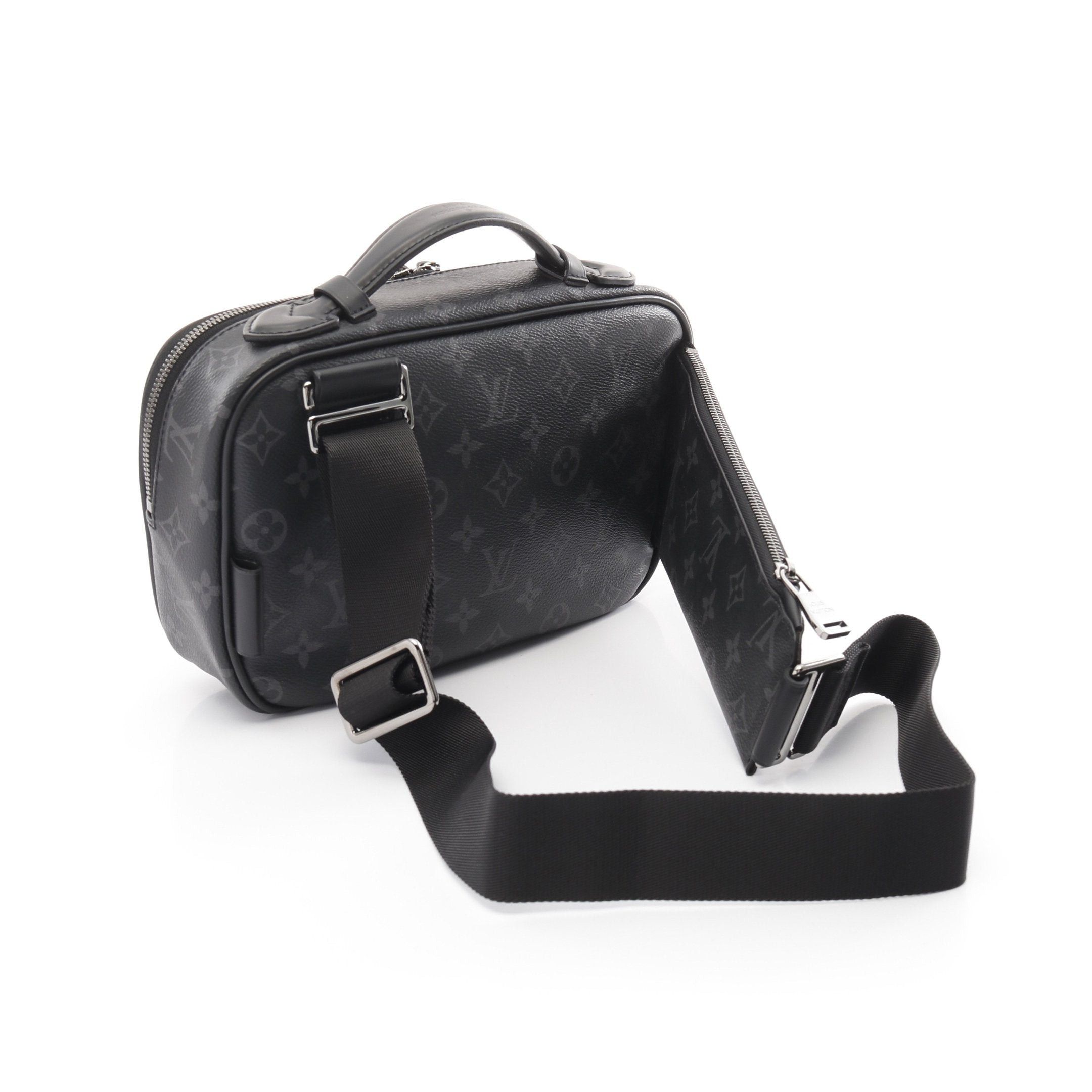 Louis Vuitton Louis Vuitton Bum Bag Monogram Eclipse Body Waist Leather Black Size ONE SIZE - 2 Thumbnail