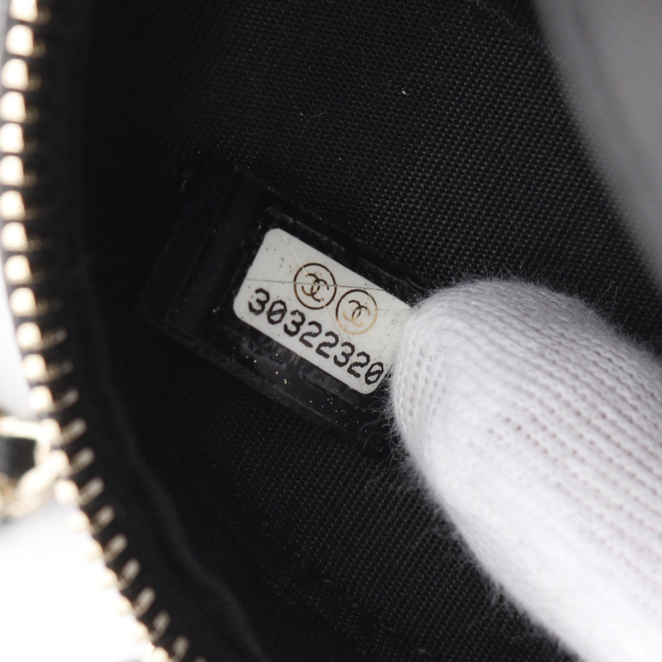 Chanel Chanel Matelasse Round Mini Chain Shoulder Bag Lambskin Black Gold Hardware Size ONE SIZE - 5 Thumbnail