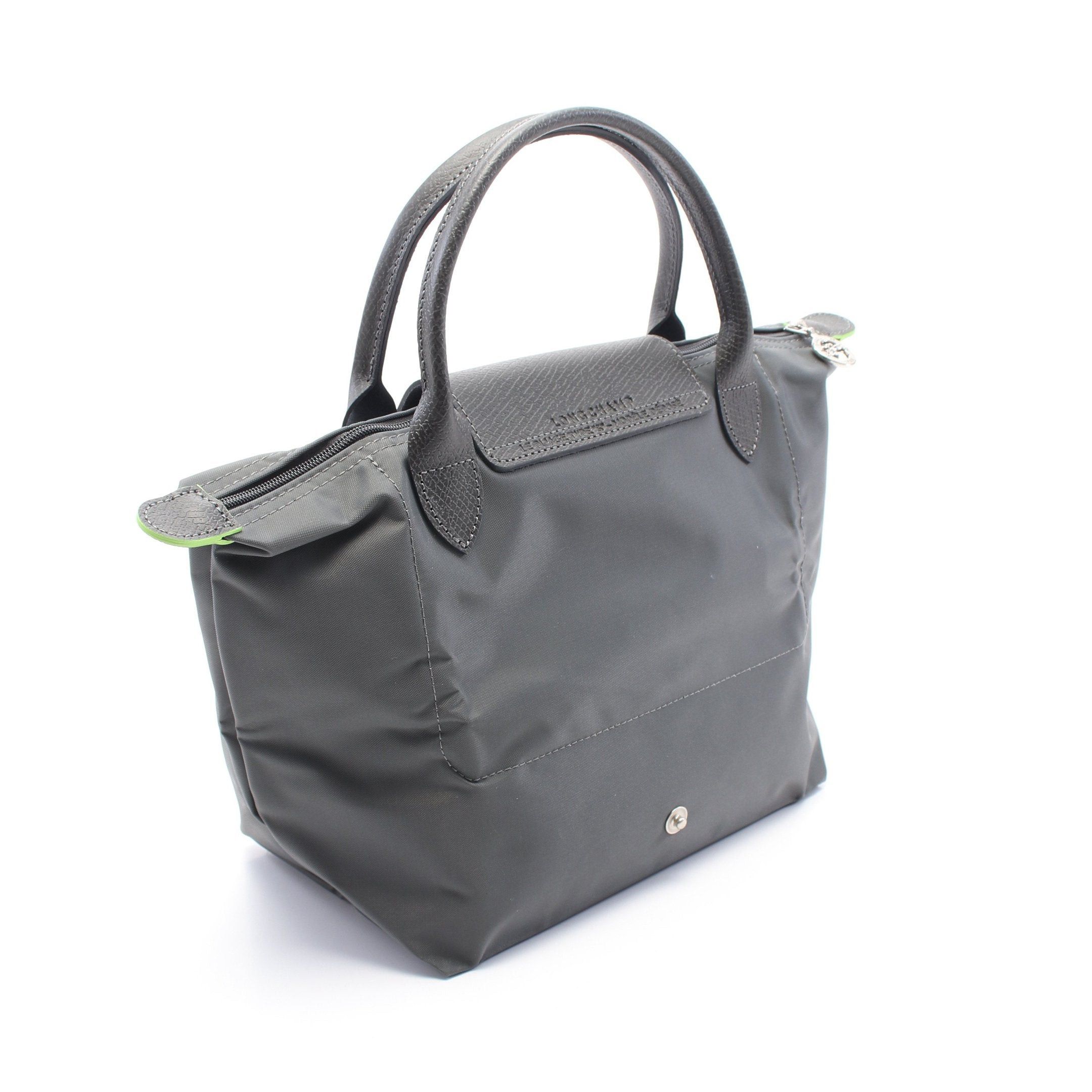 Longchamp Longchamp Le Preage Green S Handbag Tote Bag Canvas Leather Gray Size ONE SIZE - 2 Thumbnail